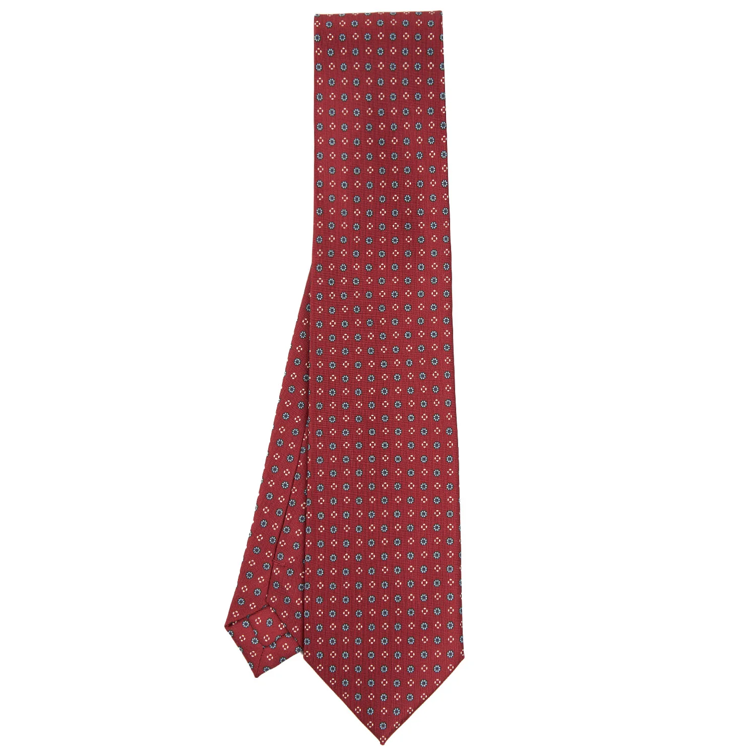 BURGUNDY CLASSIC SILK TIE - Image 2