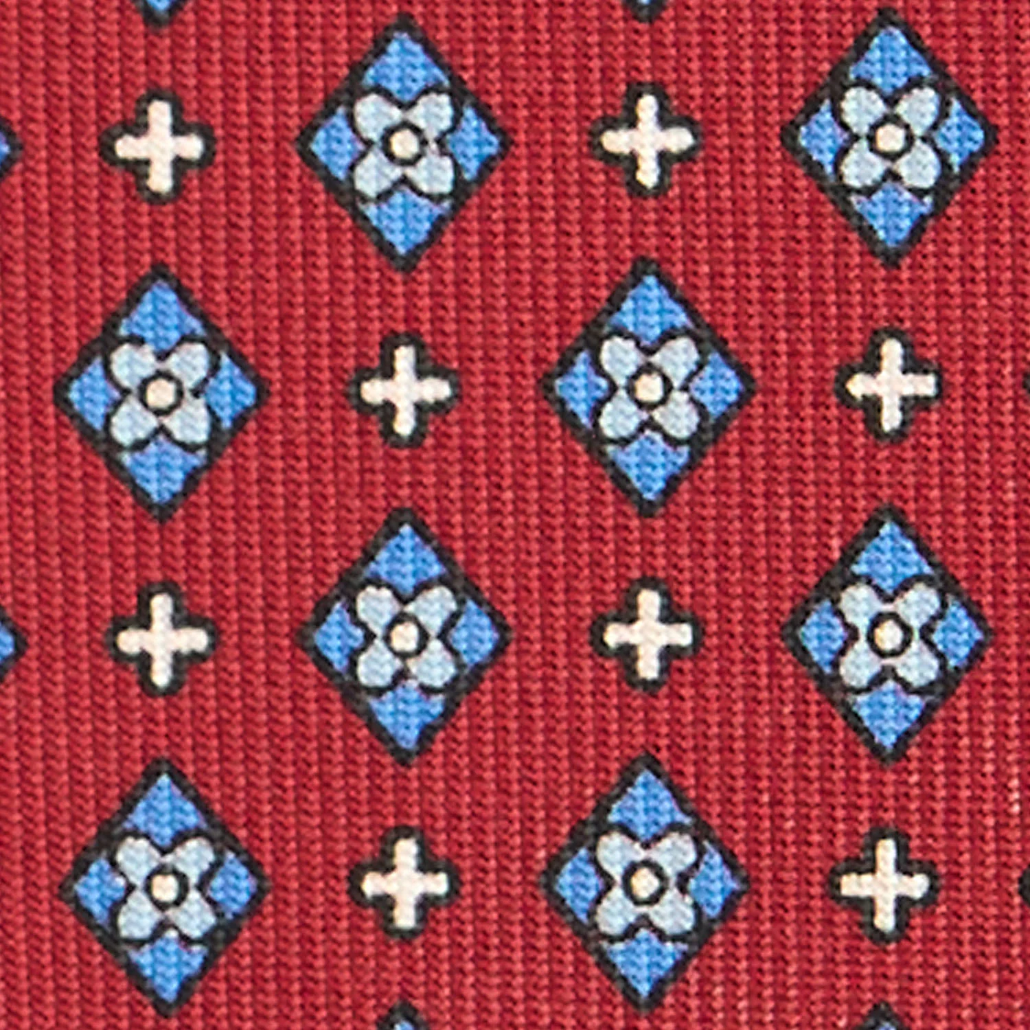 BURGUNDY SARTORIAL CLASSIC SILK TIE - Image 5