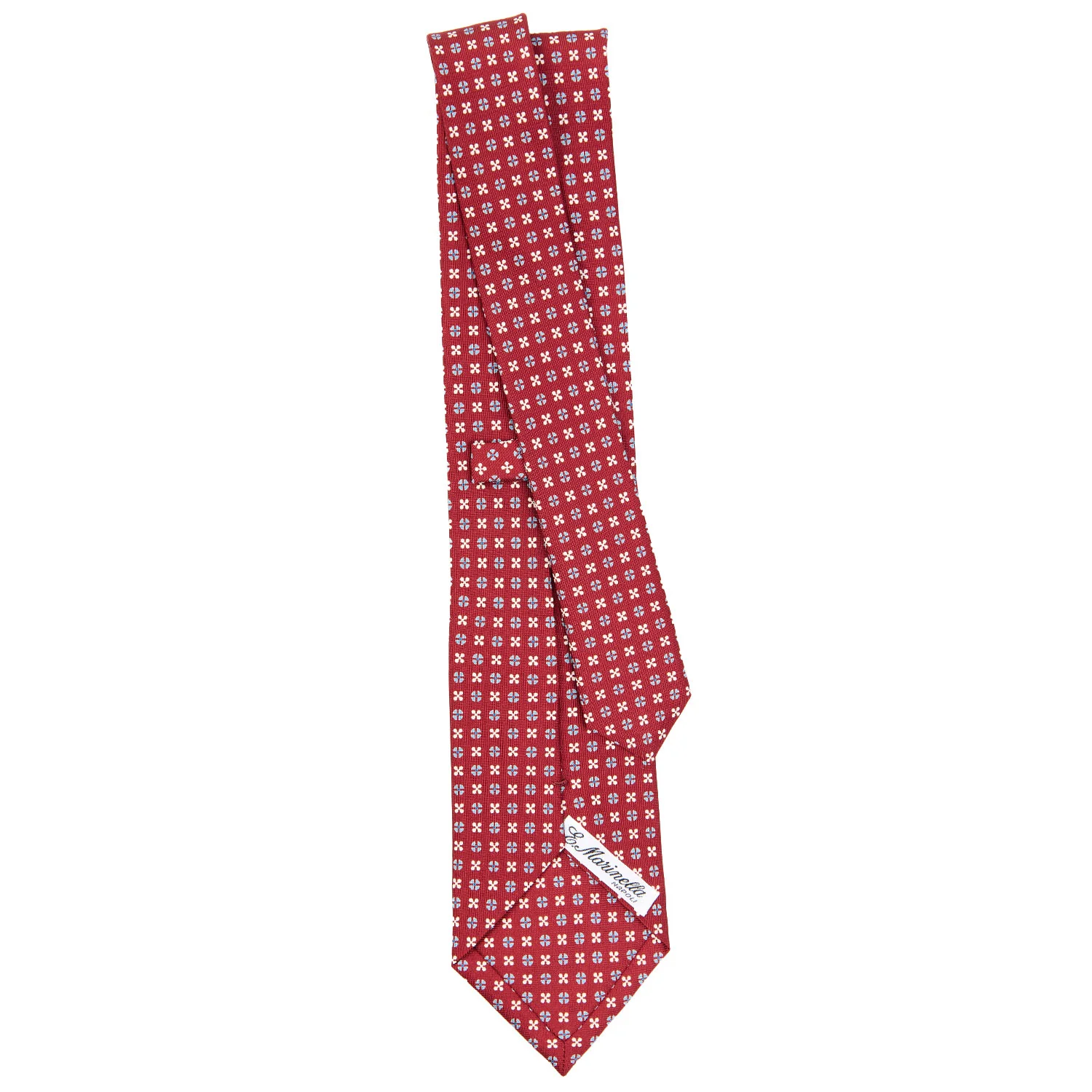 BURGUNDY CLASSIC SILK TIE - Image 3