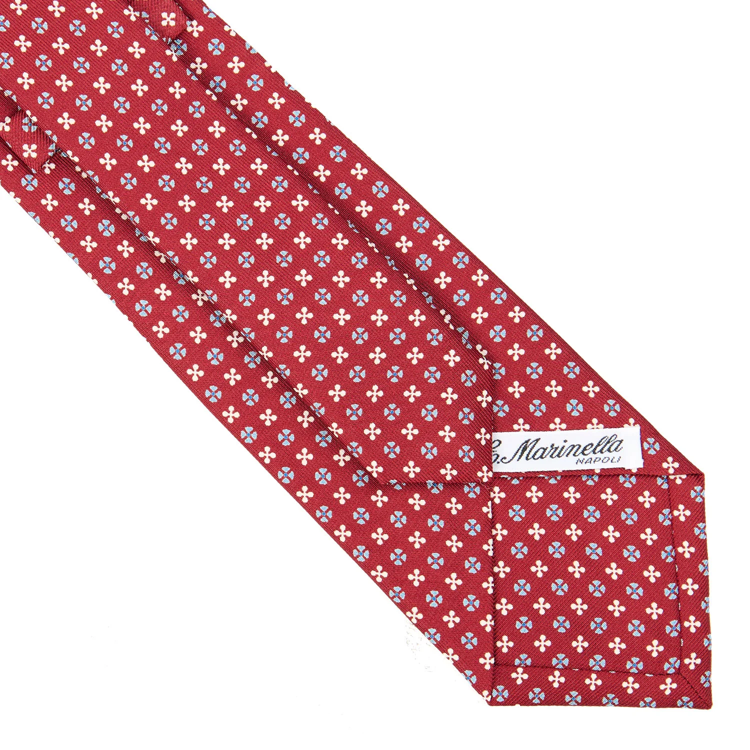 BURGUNDY CLASSIC SILK TIE - Image 4