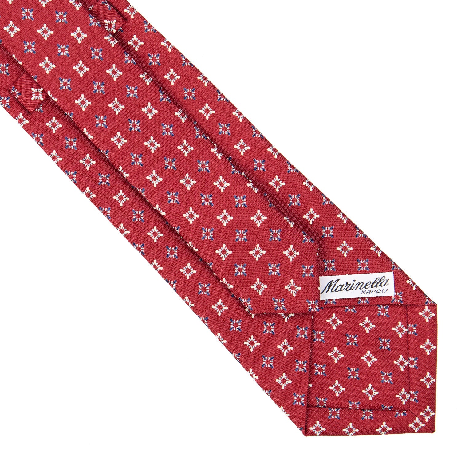 BURGUNDY CLASSIC SILK TIE - Image 4