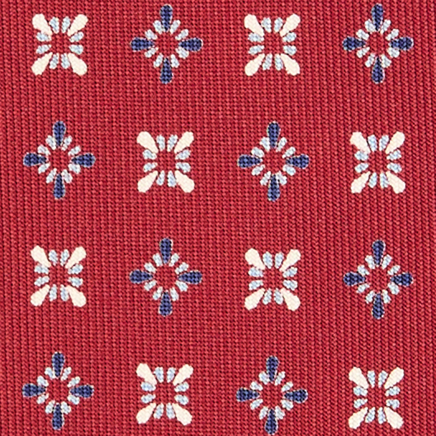 BURGUNDY CLASSIC SILK TIE - Image 5