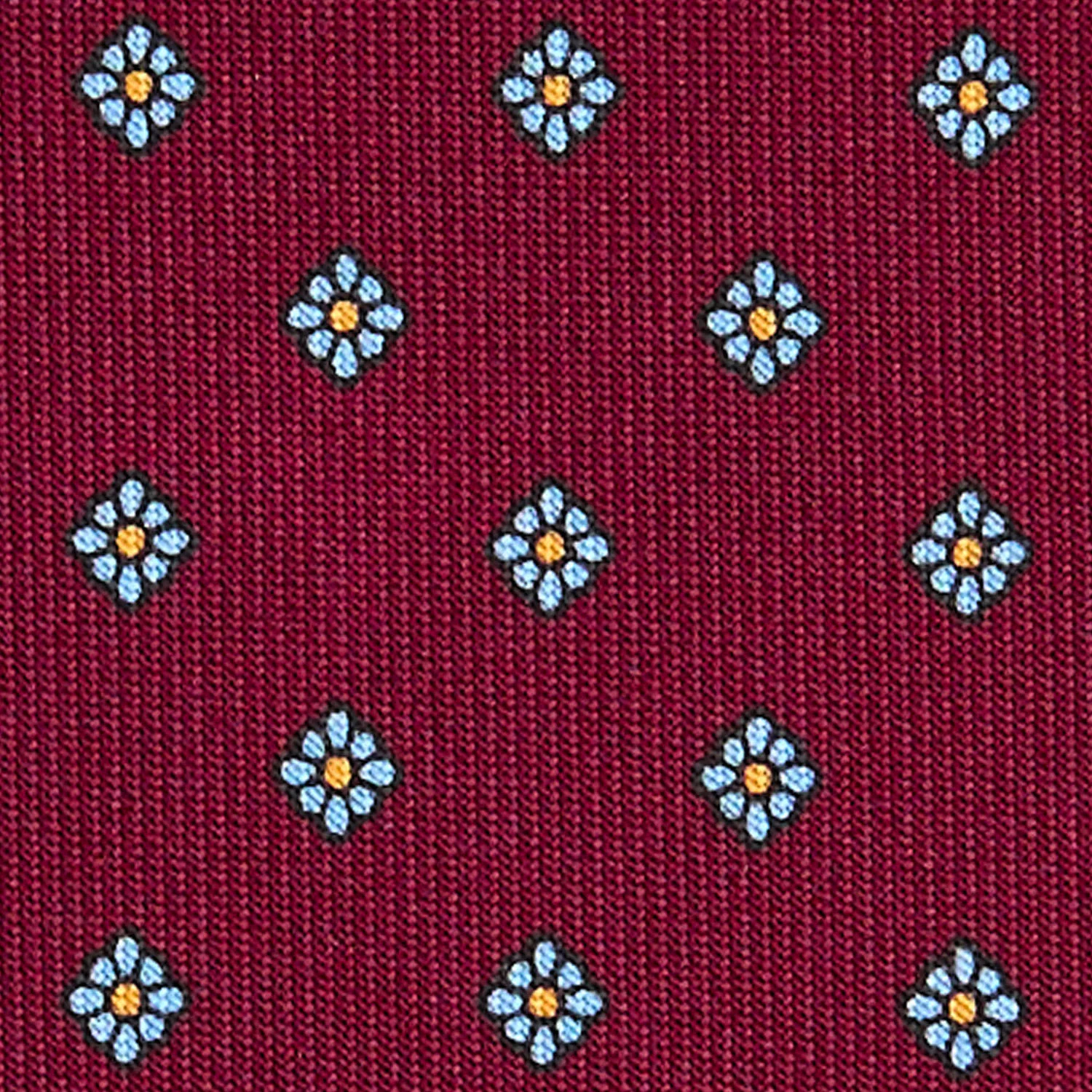 BURGUNDY CLASSIC SILK TIE - Image 5