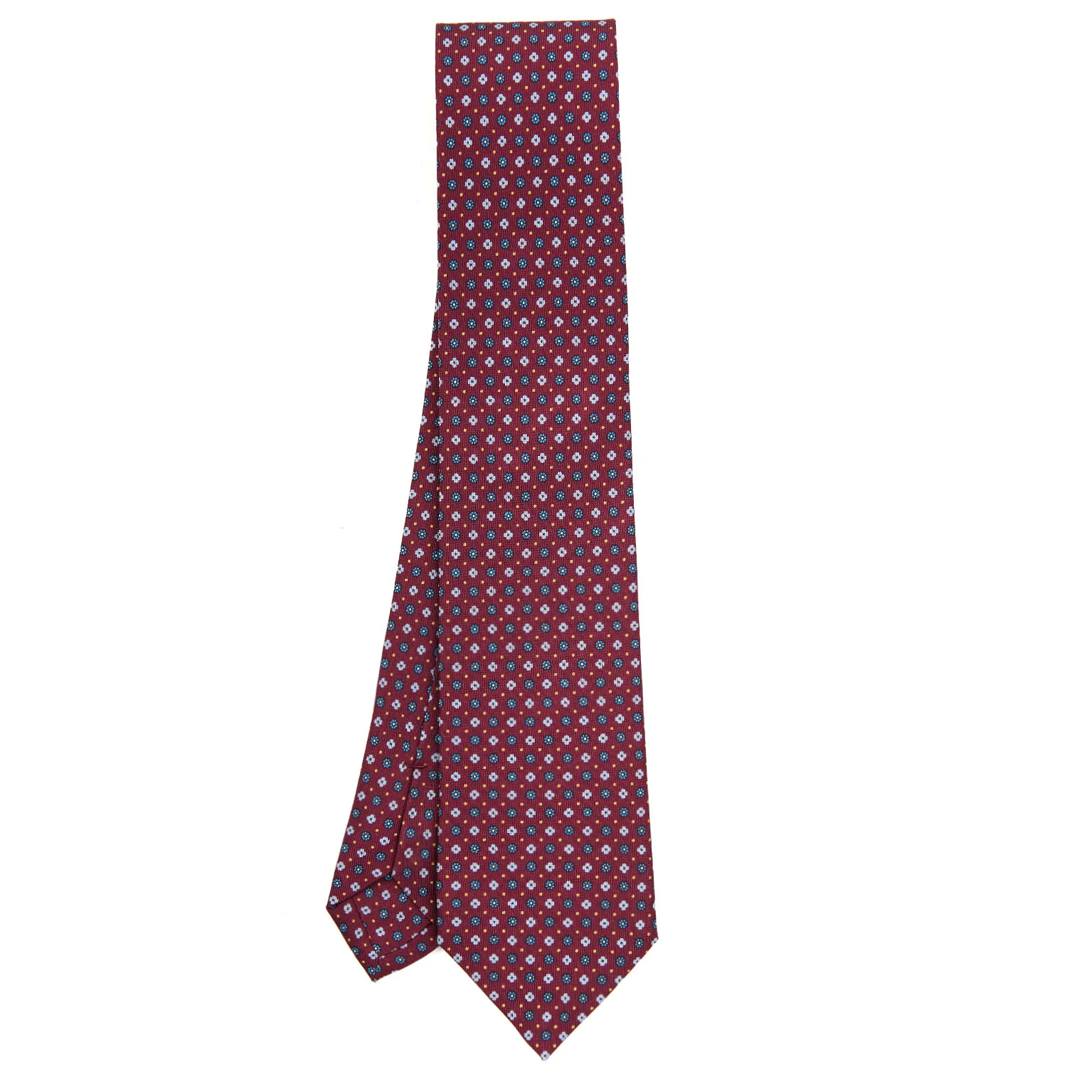 BURGUNDY CLASSIC SILK TIE - Image 2