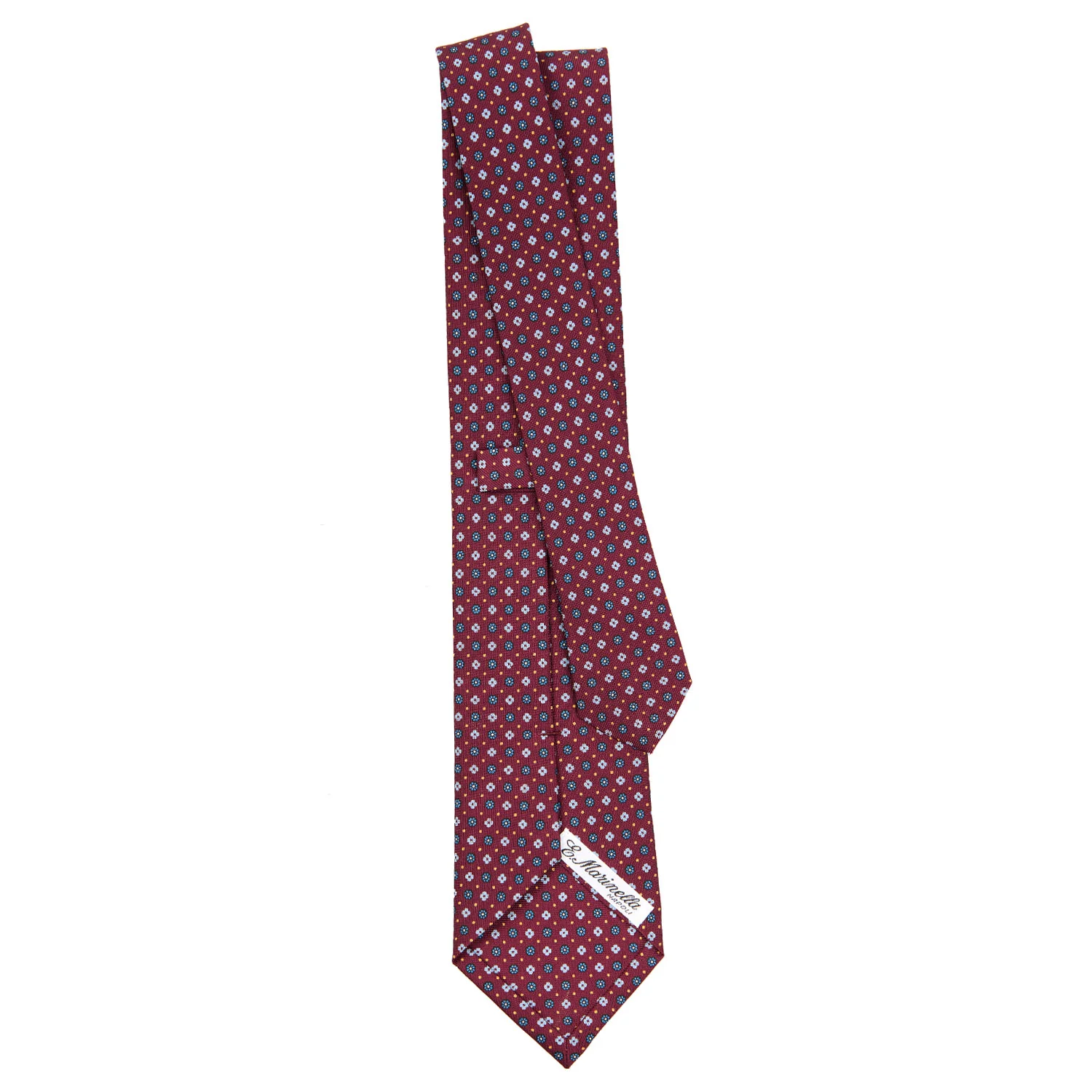 BURGUNDY CLASSIC SILK TIE - Image 3
