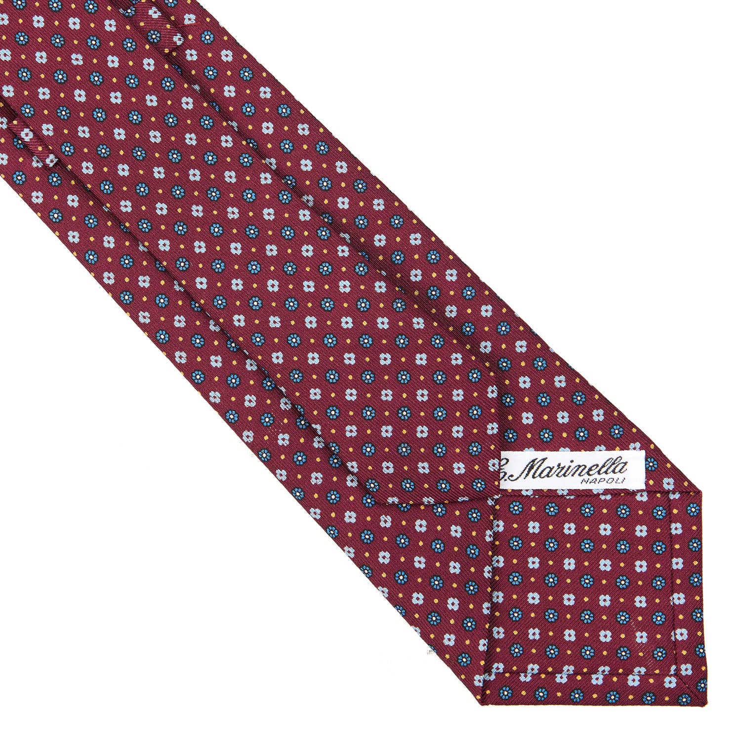 BURGUNDY CLASSIC SILK TIE - Image 4