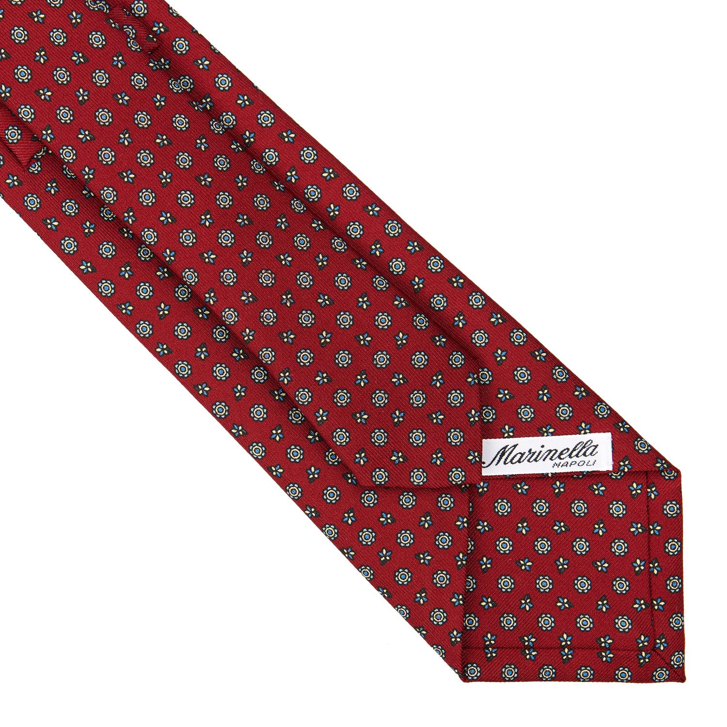 BURGUNDY CLASSIC SILK TIE - Image 4