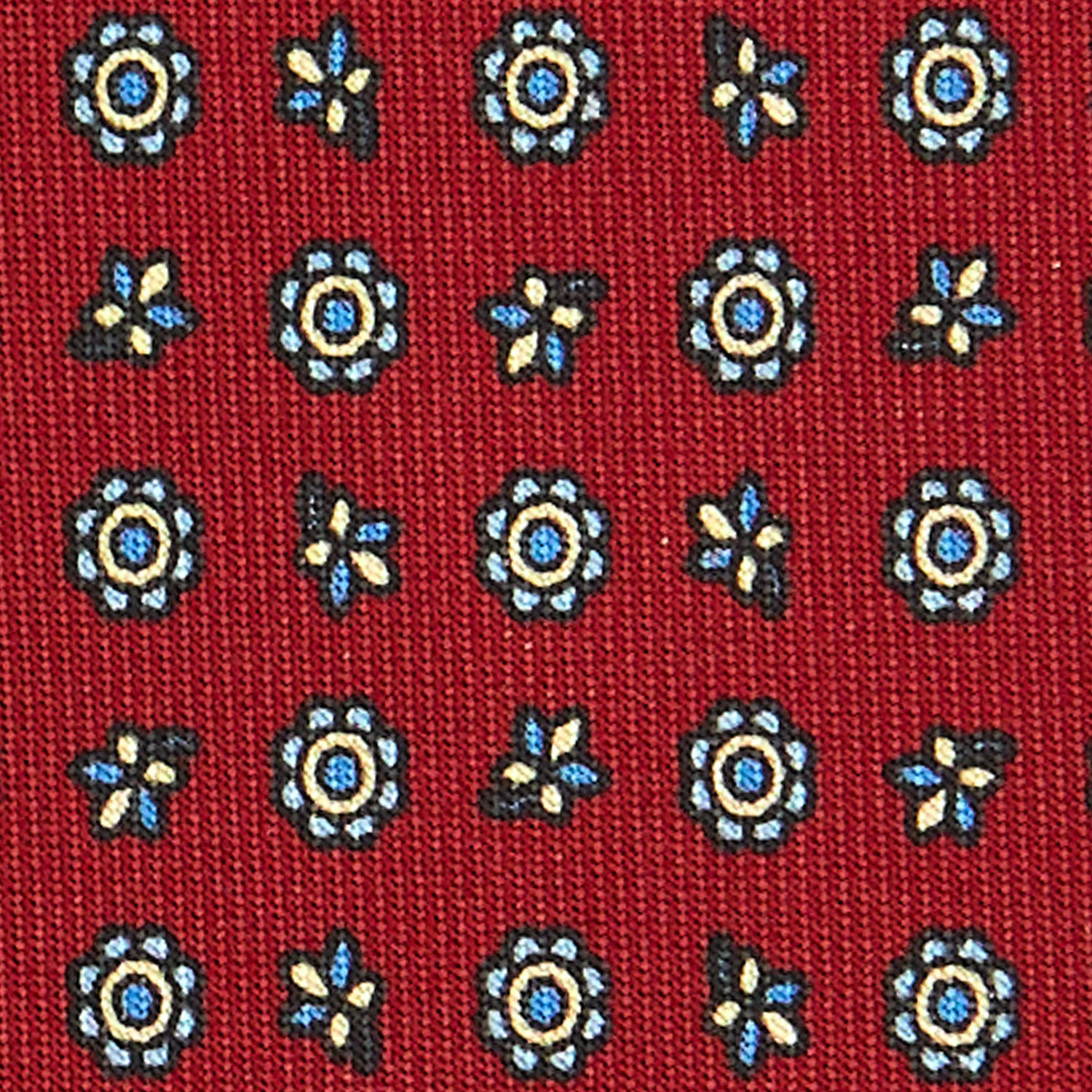 BURGUNDY CLASSIC SILK TIE - Image 5