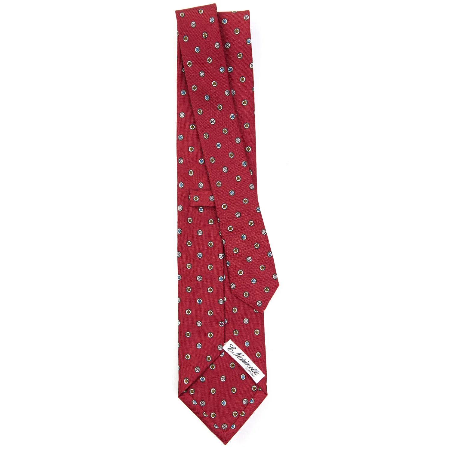 BURGUNDY CLASSIC SILK TIE - Image 3