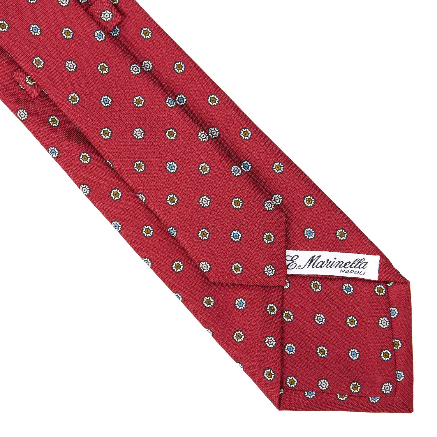 BURGUNDY CLASSIC SILK TIE - Image 4