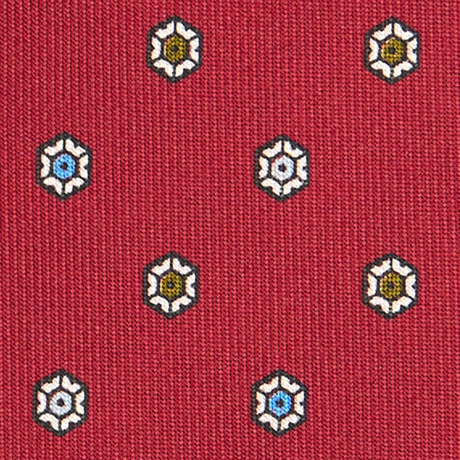 BURGUNDY CLASSIC SILK TIE - Image 5