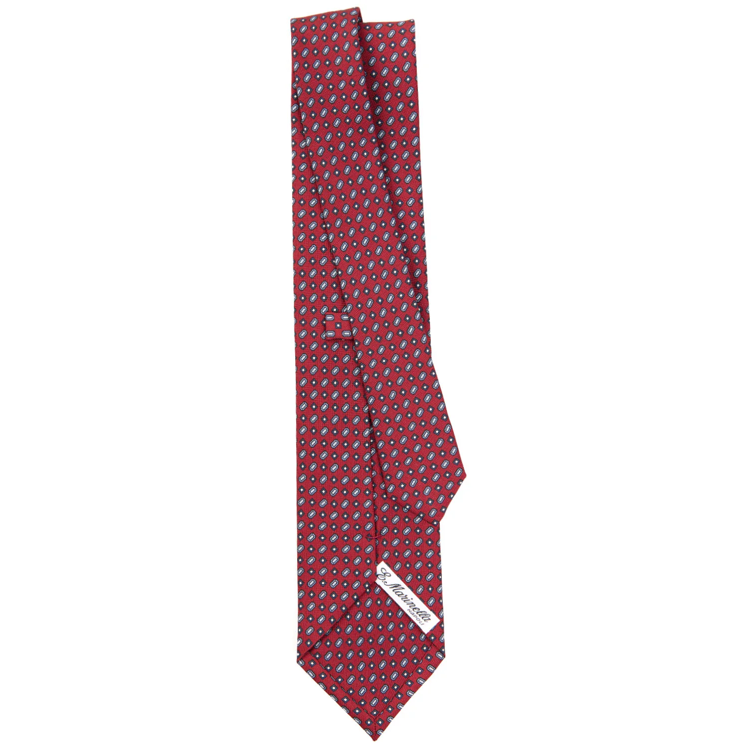 BURGUNDY CLASSIC SILK TIE - Image 3