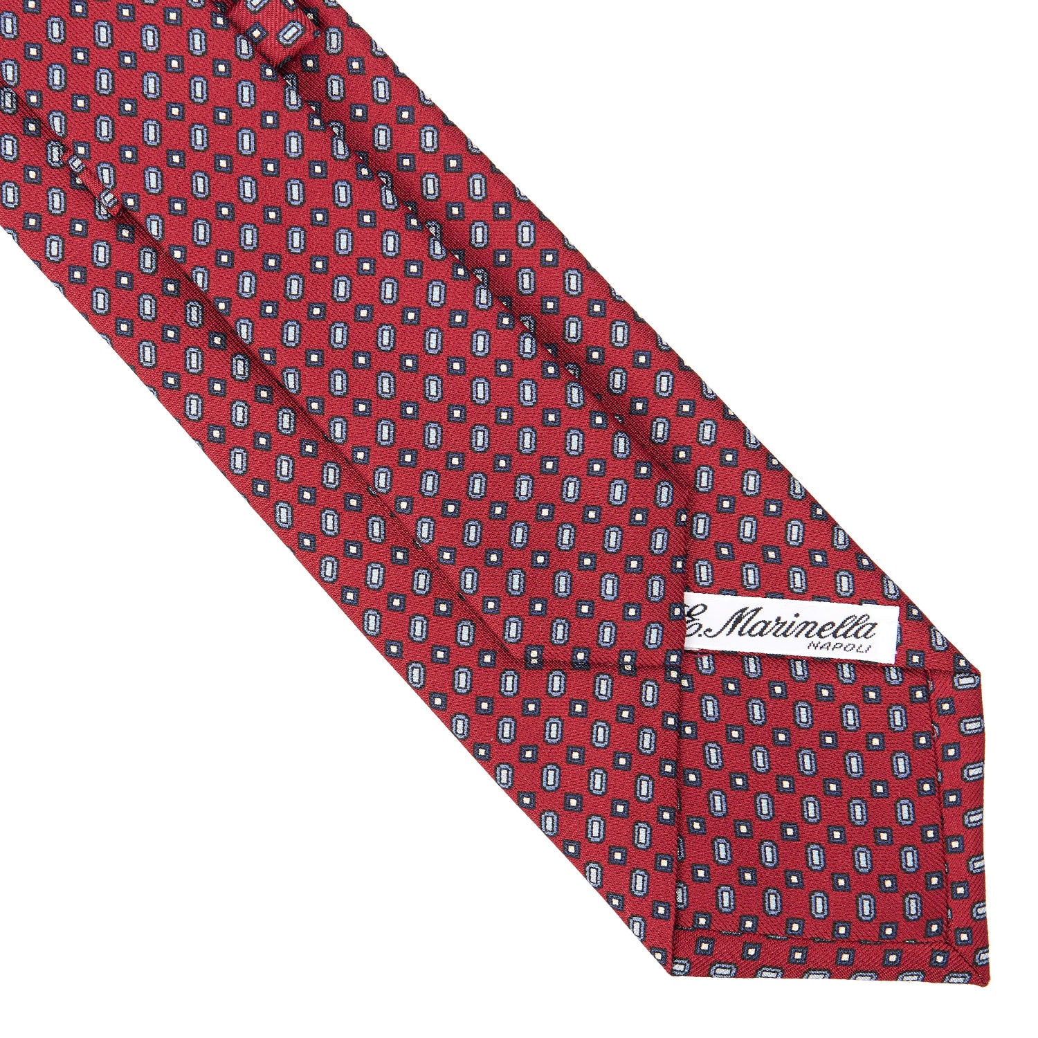 BURGUNDY CLASSIC SILK TIE - Image 4