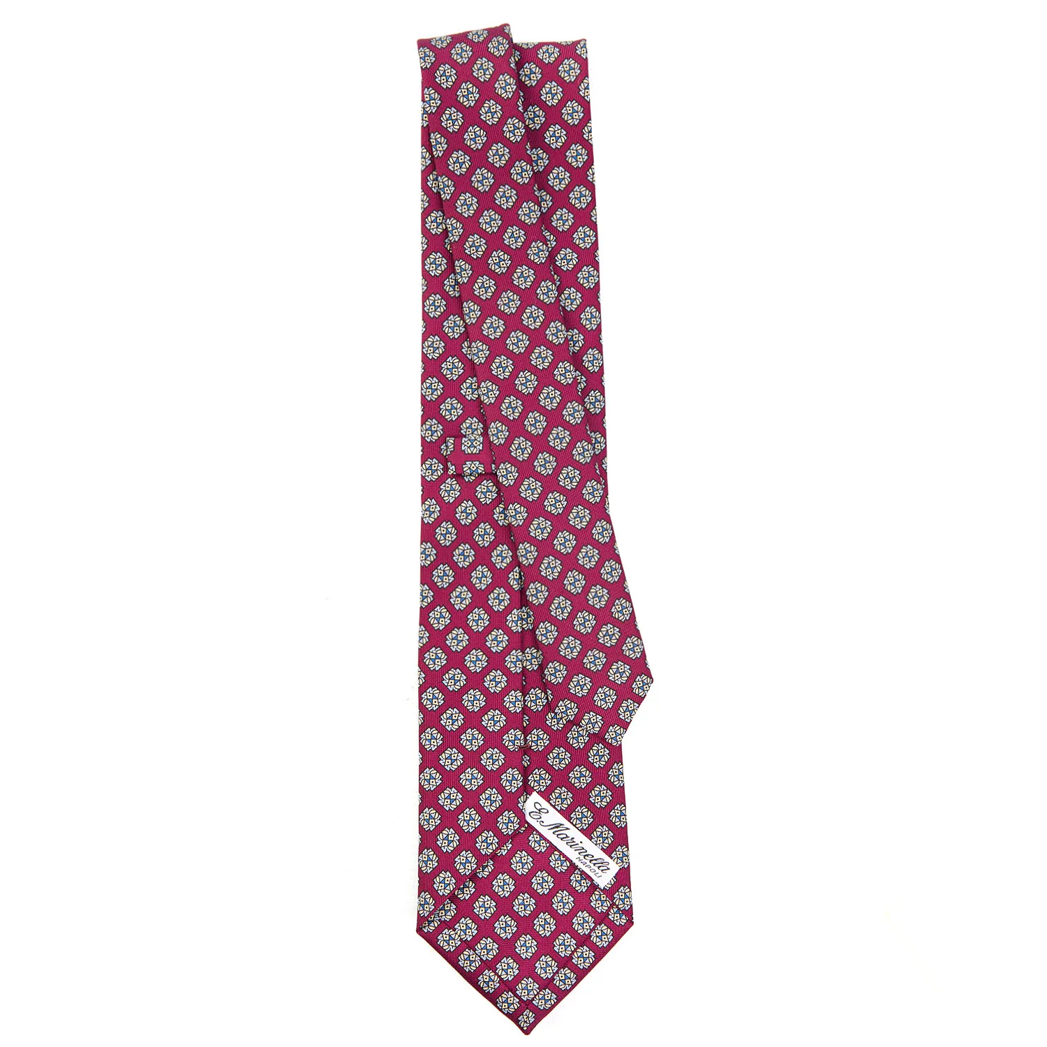 BURGUNDY CLASSIC SILK TIE - Image 3
