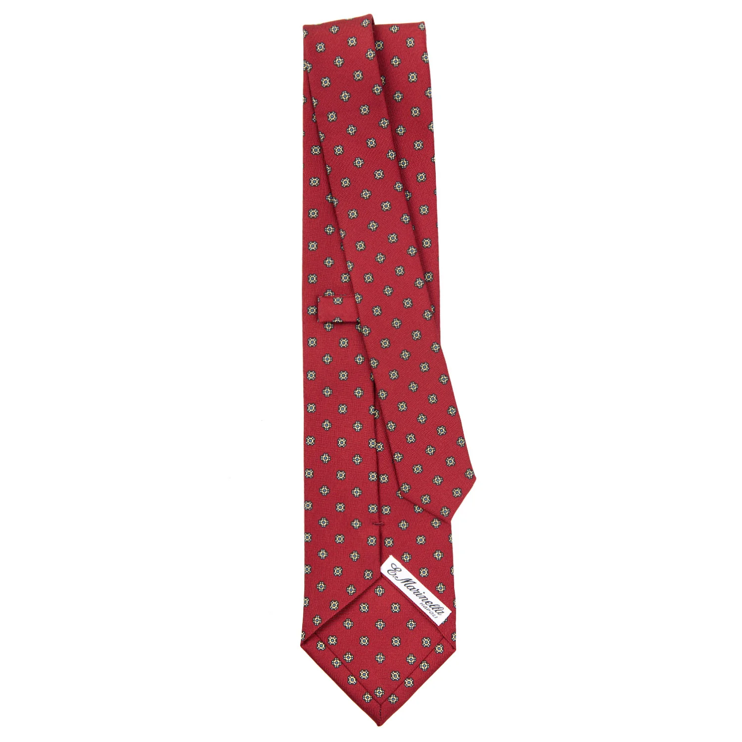 BURGUNDY CLASSIC SILK TIE - Image 3