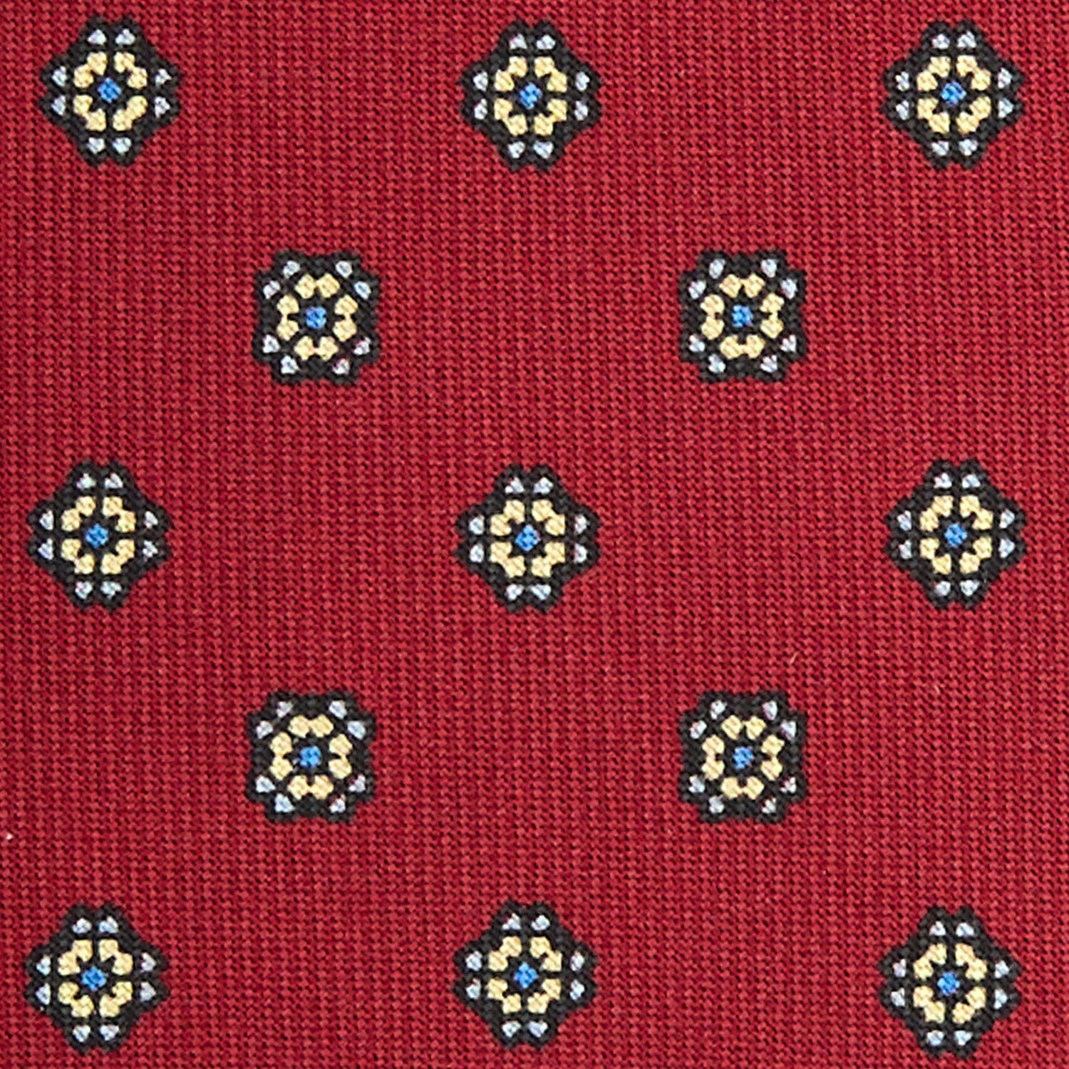 BURGUNDY CLASSIC SILK TIE - Image 5