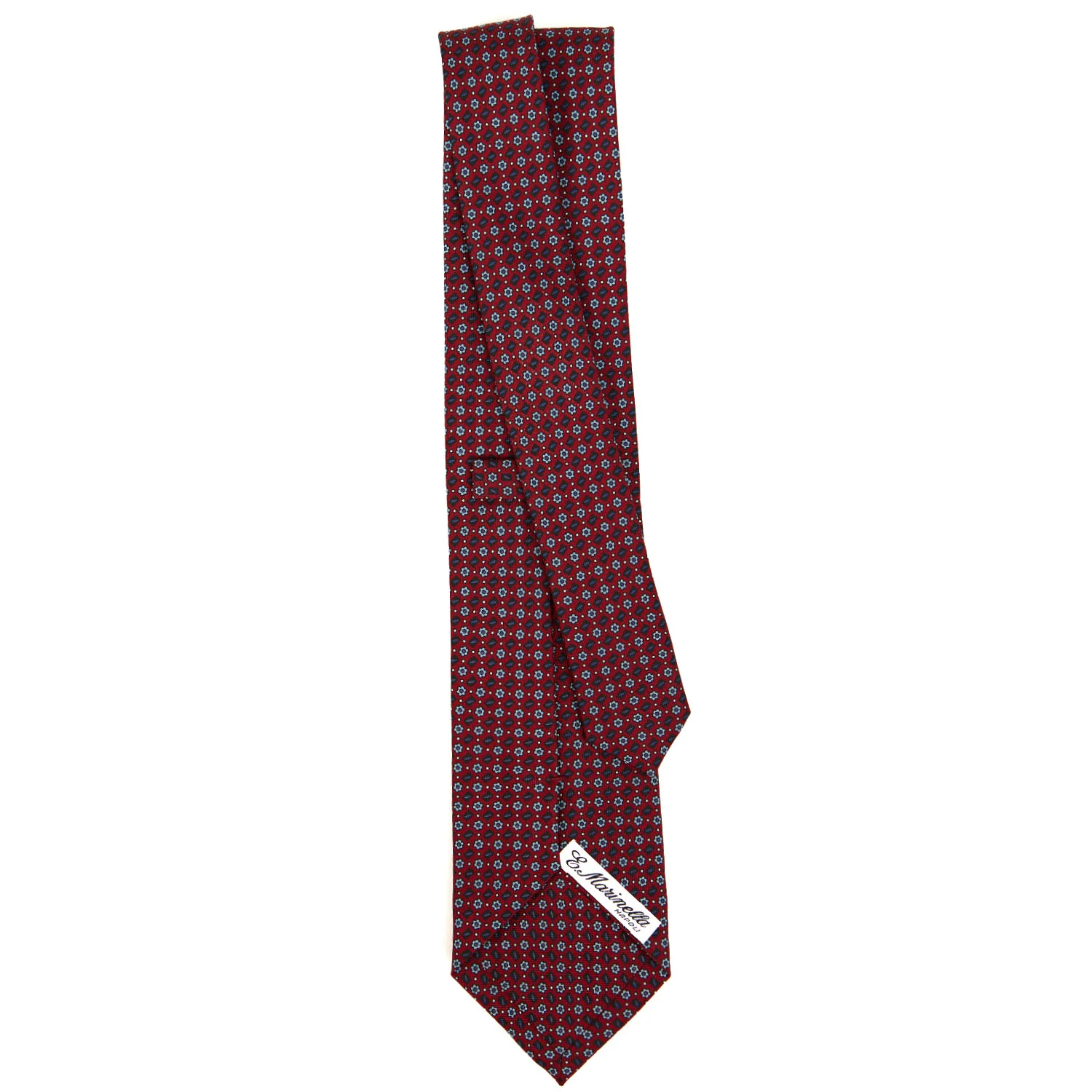 BURGUNDY CLASSIC SILK TIE - Image 3