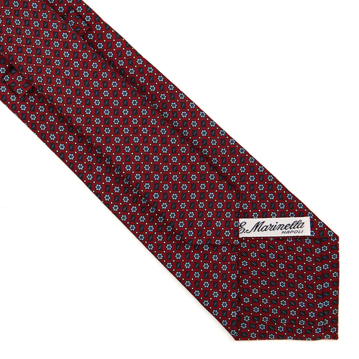 BURGUNDY CLASSIC SILK TIE - Image 4