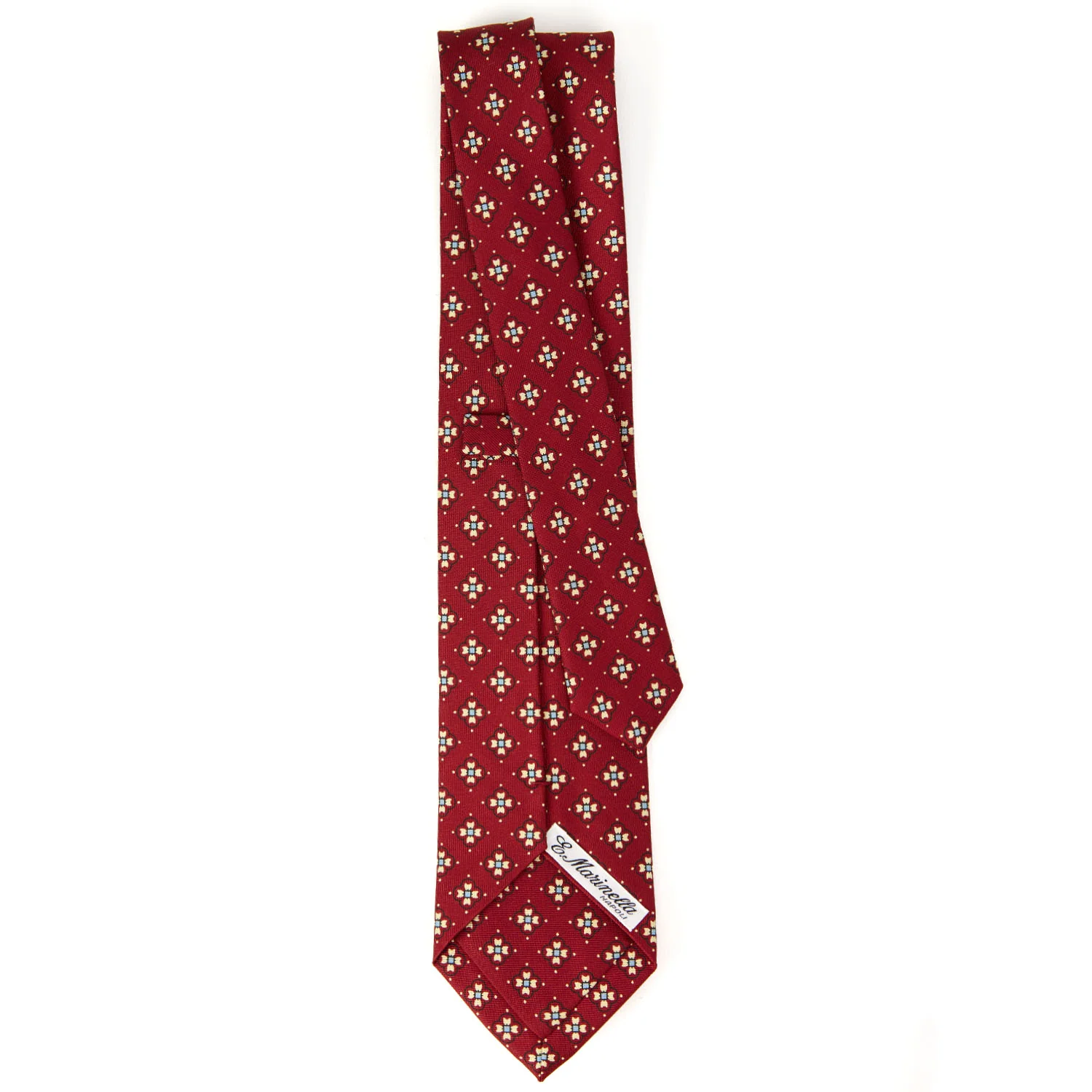 BURGUNDY CLASSIC SILK TIE - Image 3