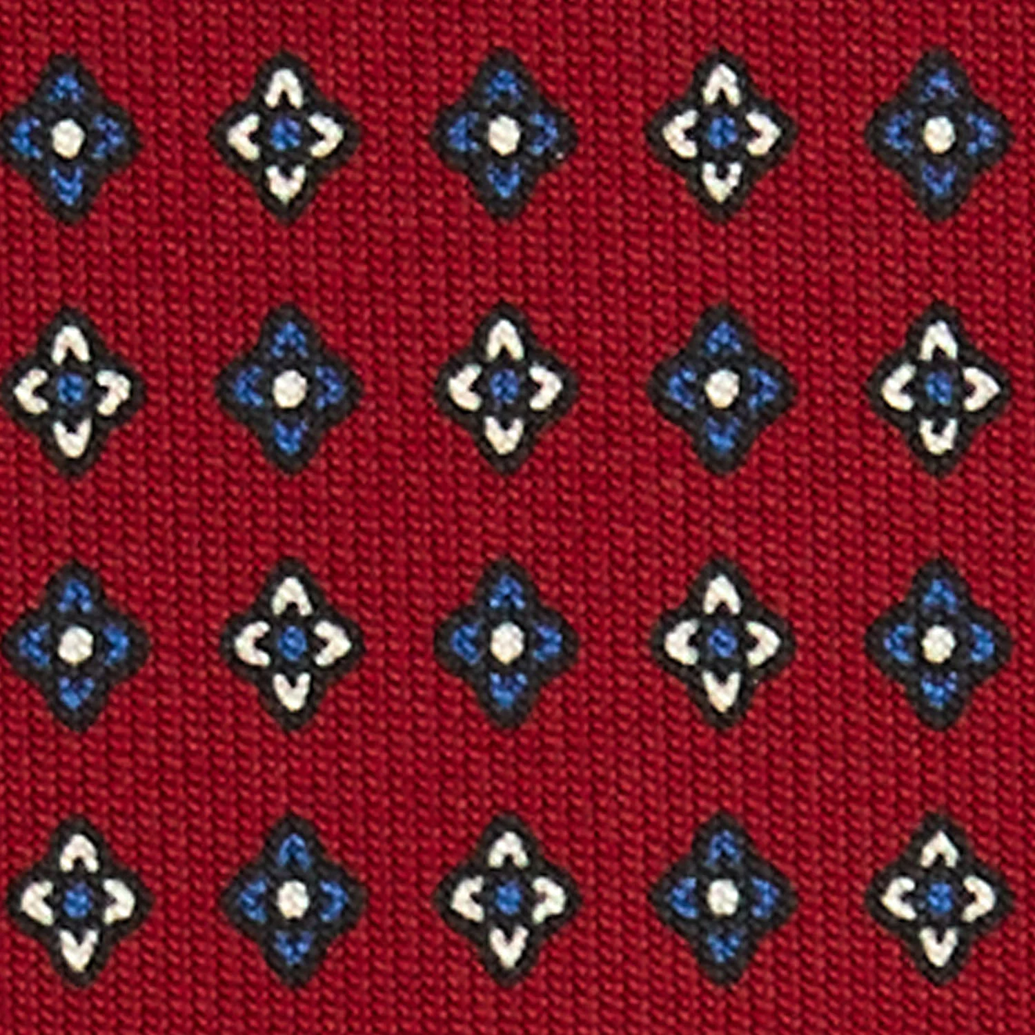 BURGUNDY CLASSIC SILK TIE - Image 5