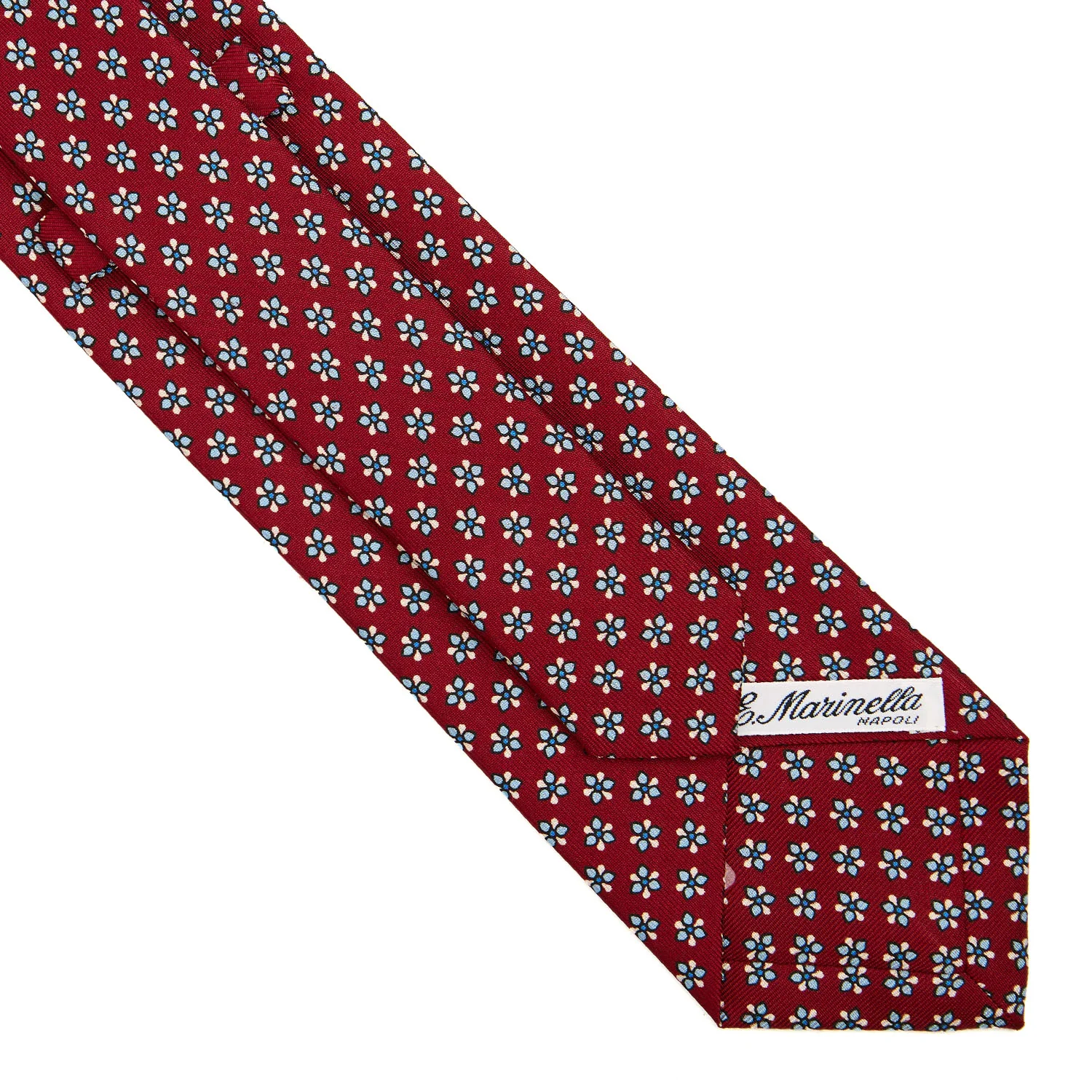 BURGUNDY CLASSIC SILK TIE - Image 4
