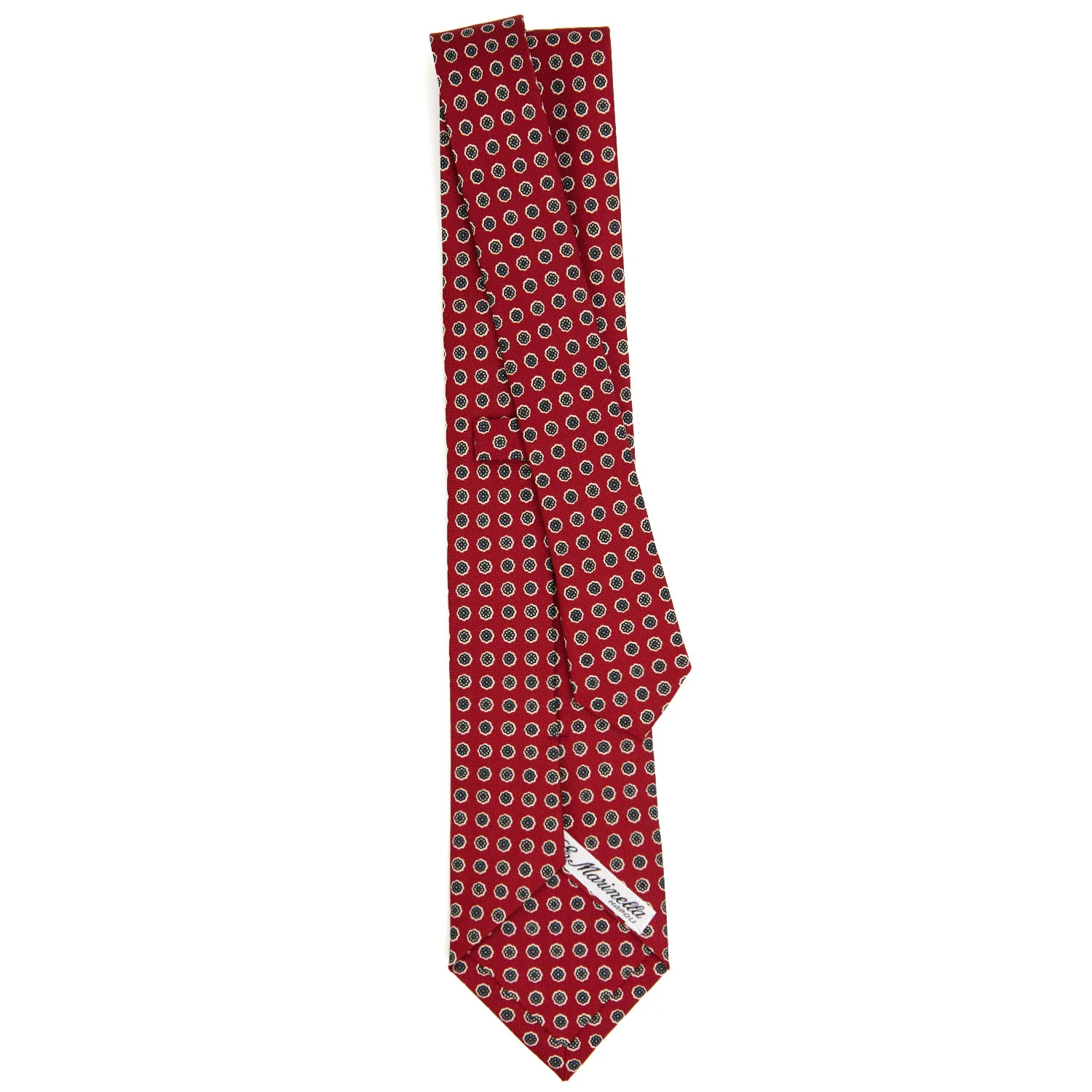 BURGUNDY CLASSIC SILK TIE - Image 3