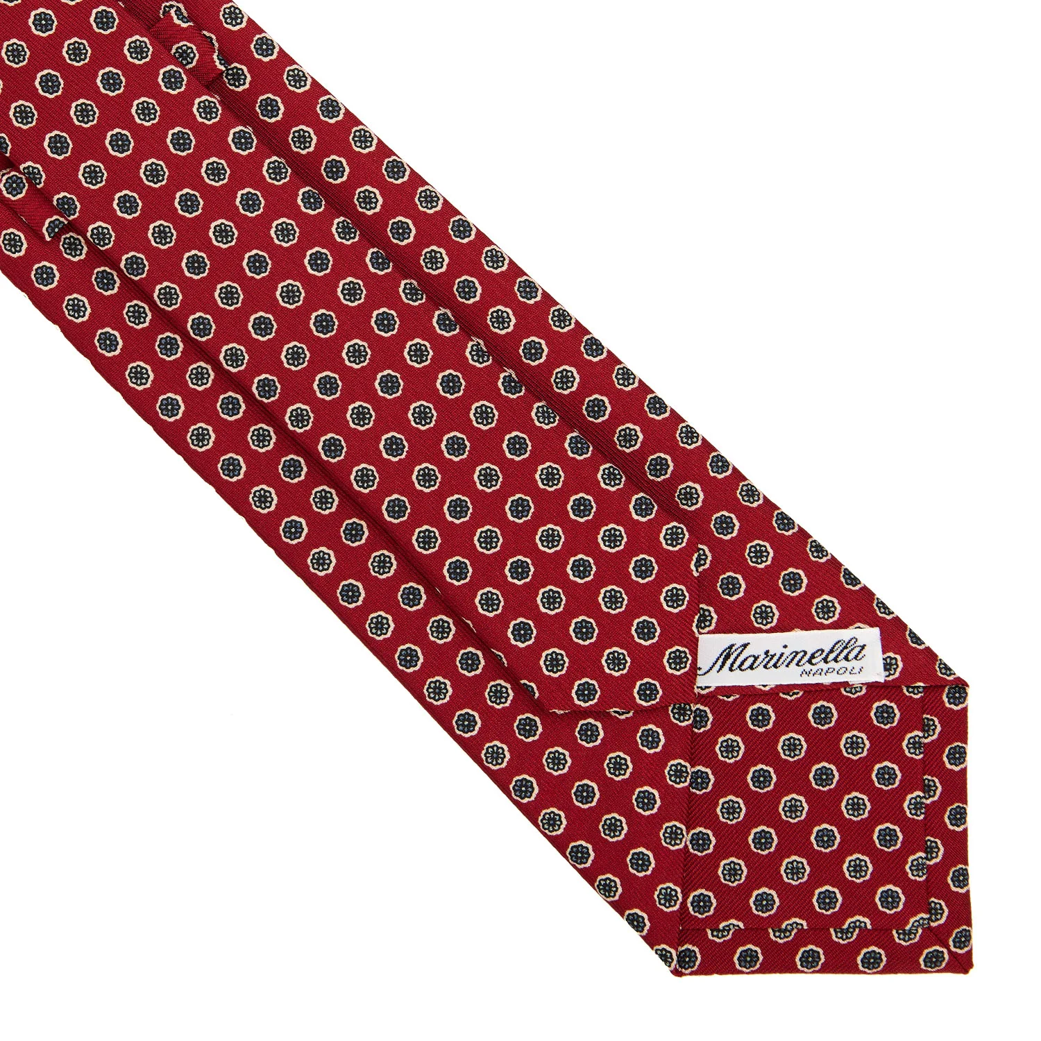 BURGUNDY CLASSIC SILK TIE - Image 4