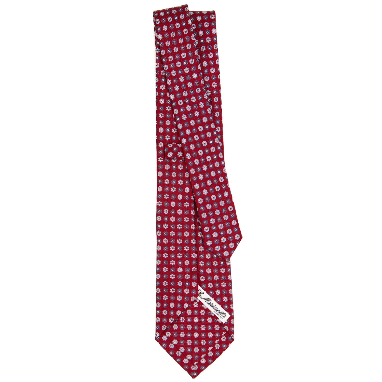 BURGUNDY CLASSIC SILK TIE - Image 3