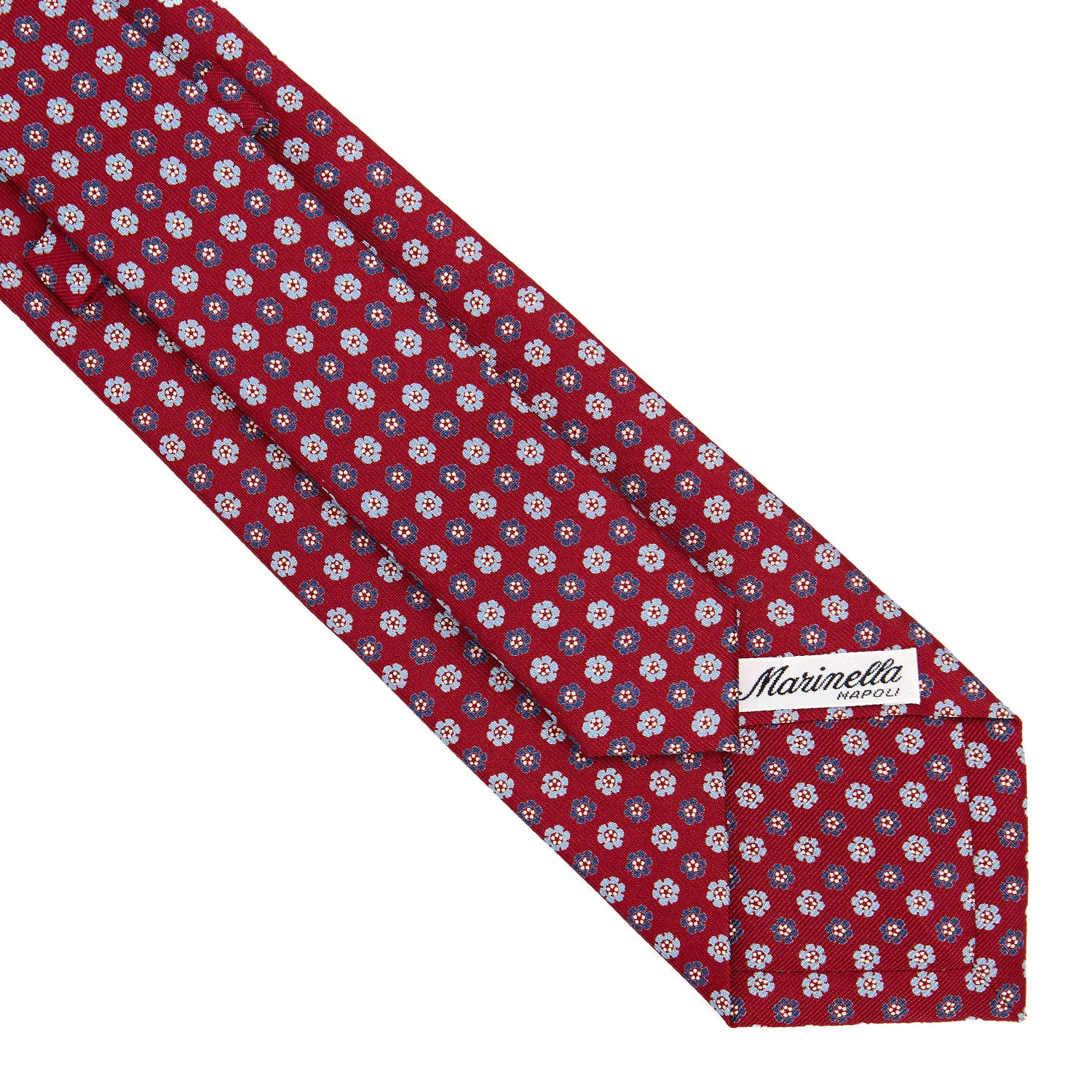 BURGUNDY CLASSIC SILK TIE - Image 4