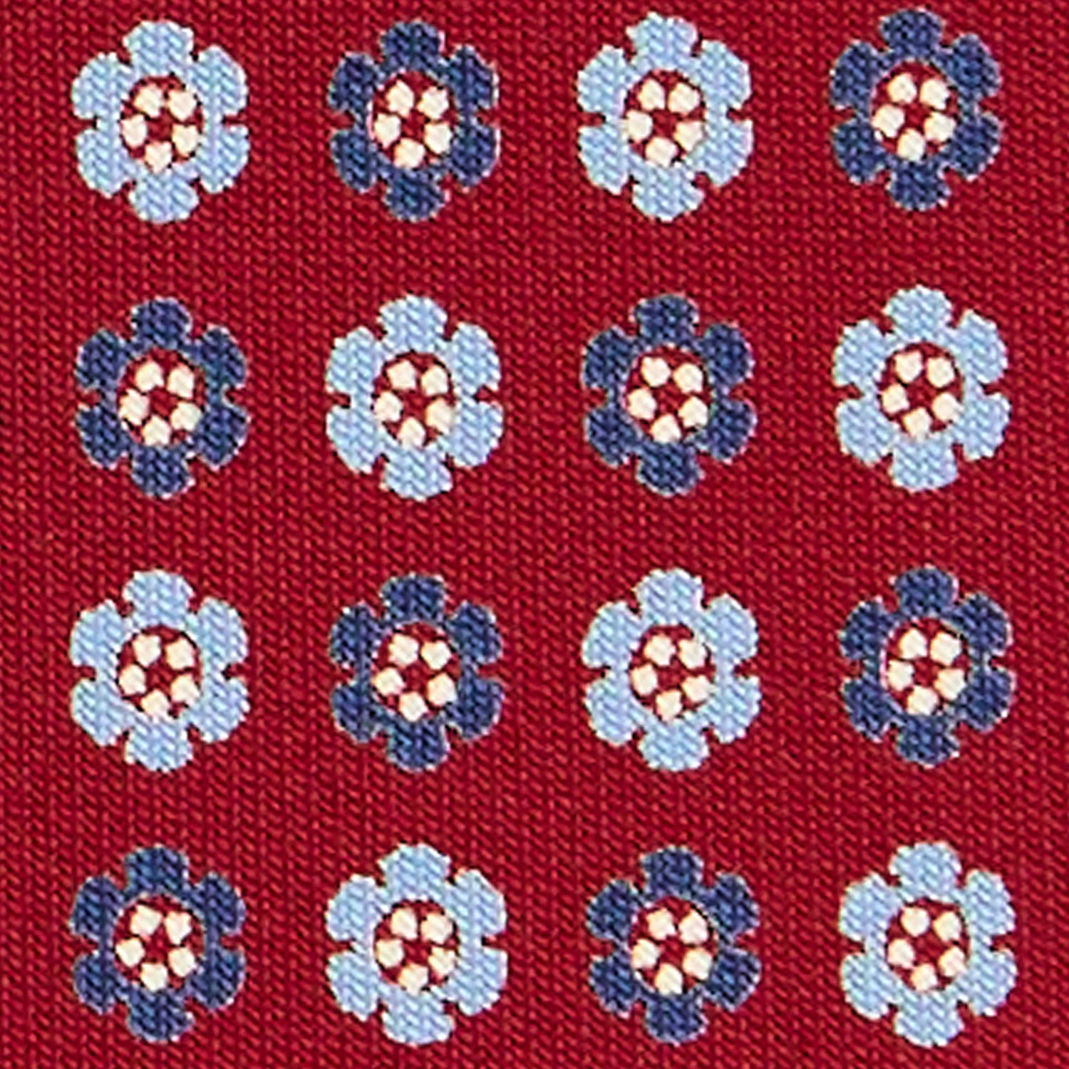 BURGUNDY CLASSIC SILK TIE - Image 5