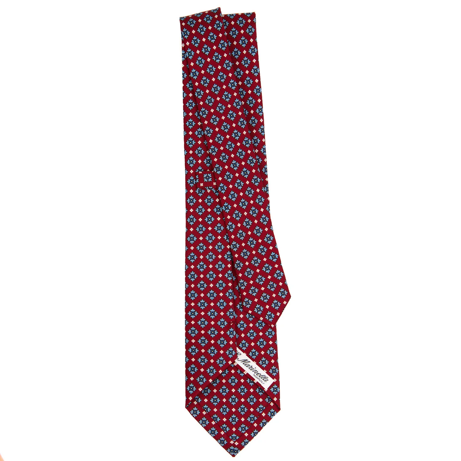 BURGUNDY CLASSIC SILK TIE - Image 3