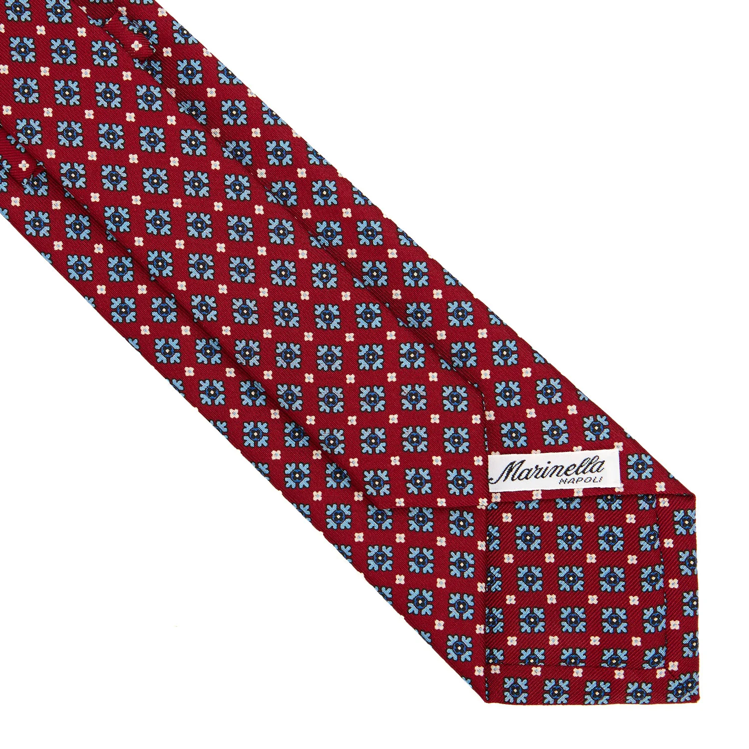 BURGUNDY CLASSIC SILK TIE - Image 4