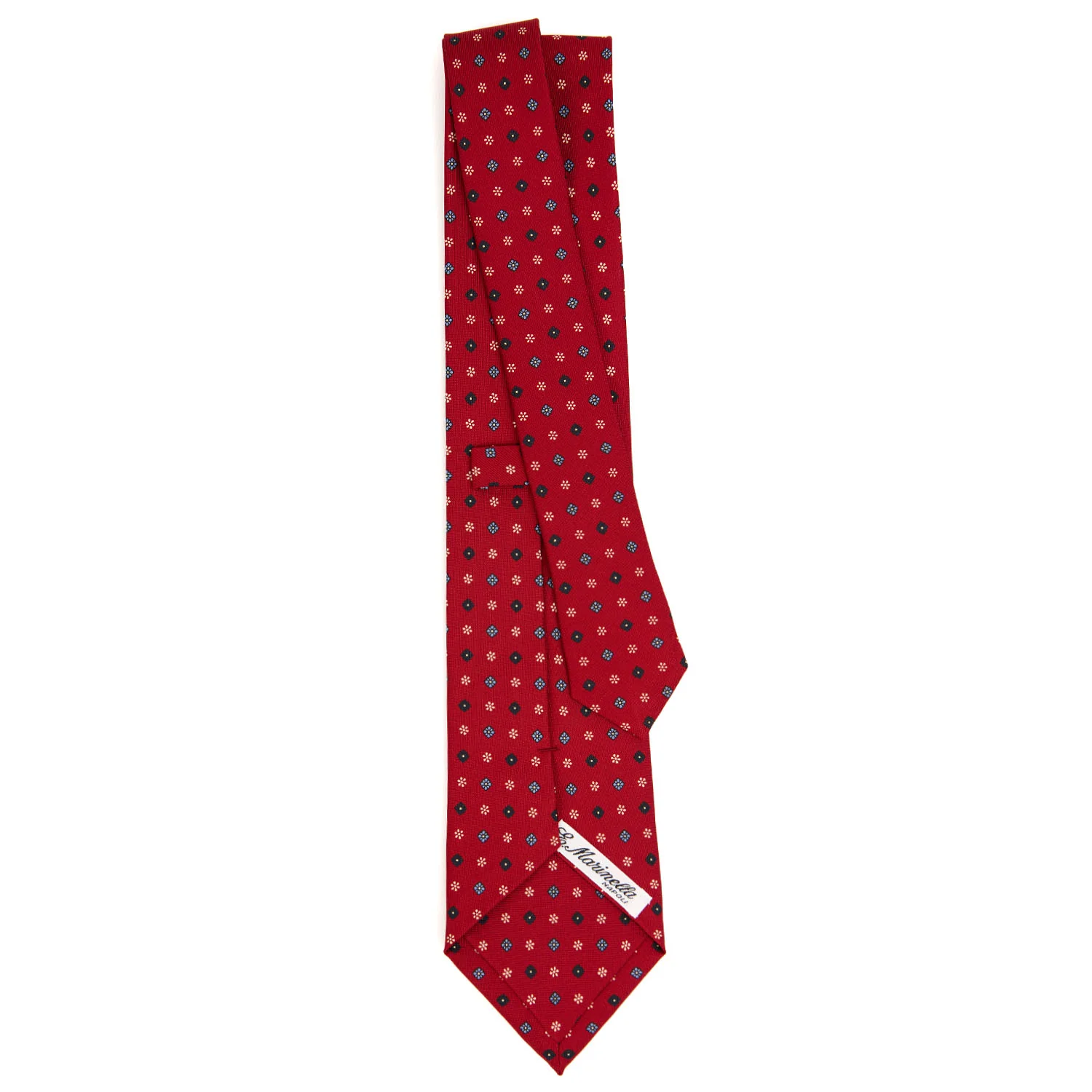 BURGUNDY CLASSIC SILK TIE - Image 3