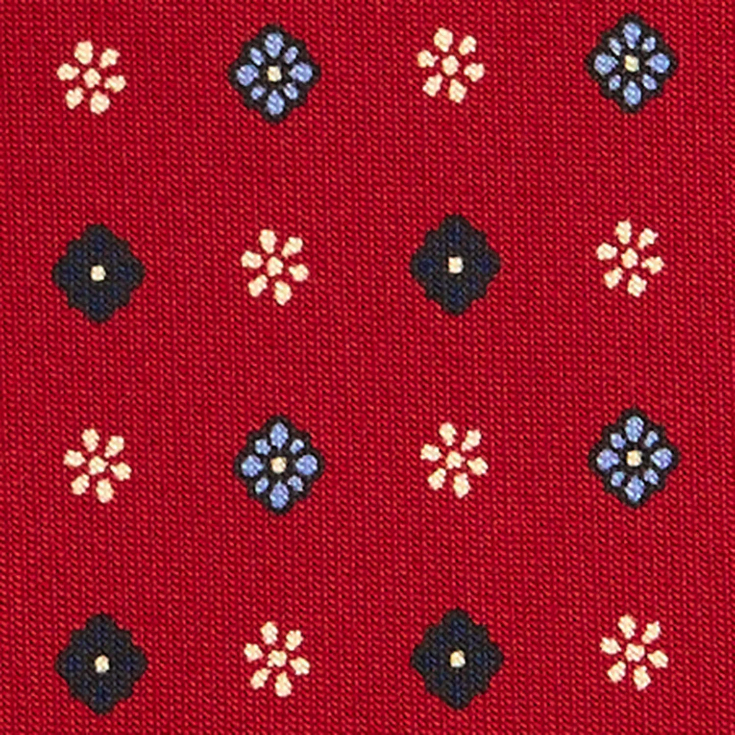 BURGUNDY CLASSIC SILK TIE - Image 5