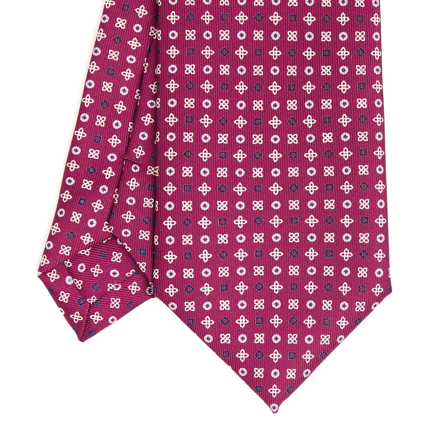 BURGUNDY EXTRA LONG SARTORIAL SILK TIE