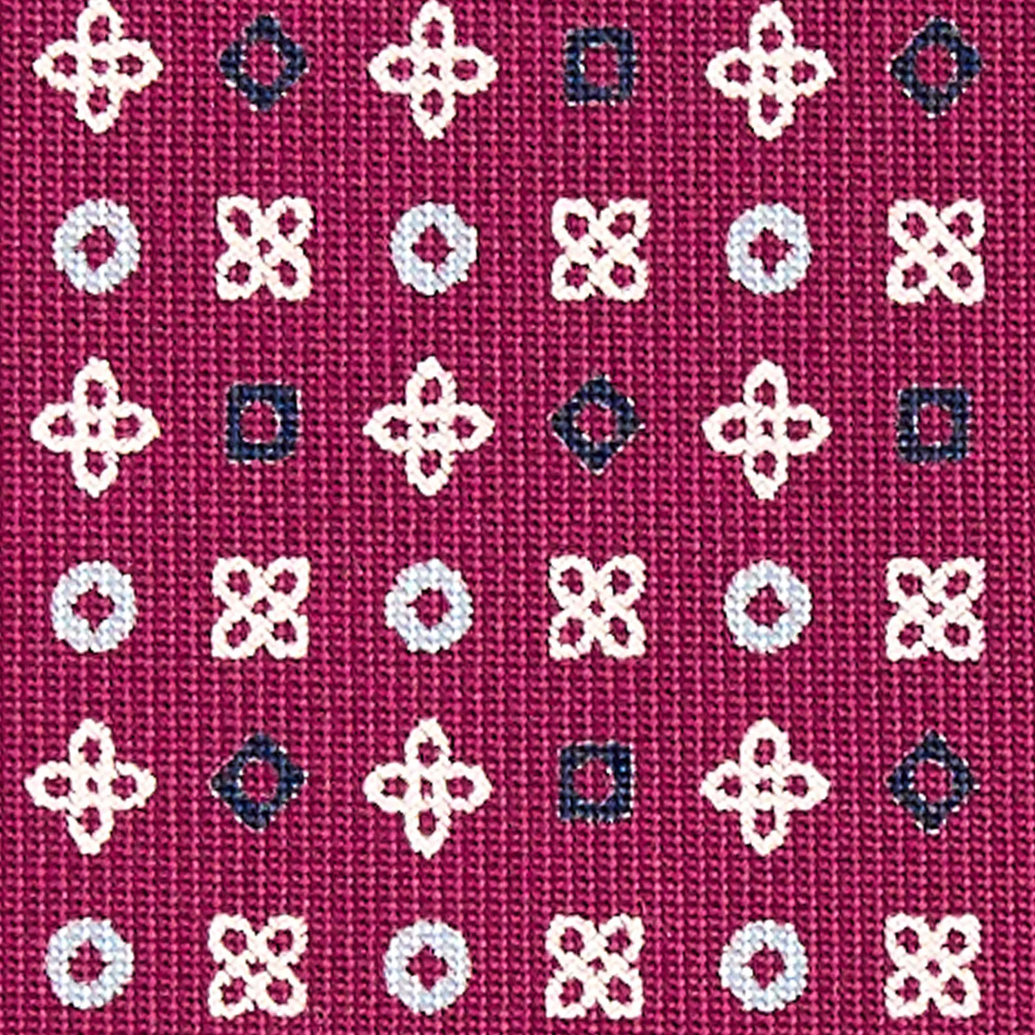 BURGUNDY EXTRA LONG SARTORIAL SILK TIE - Image 5
