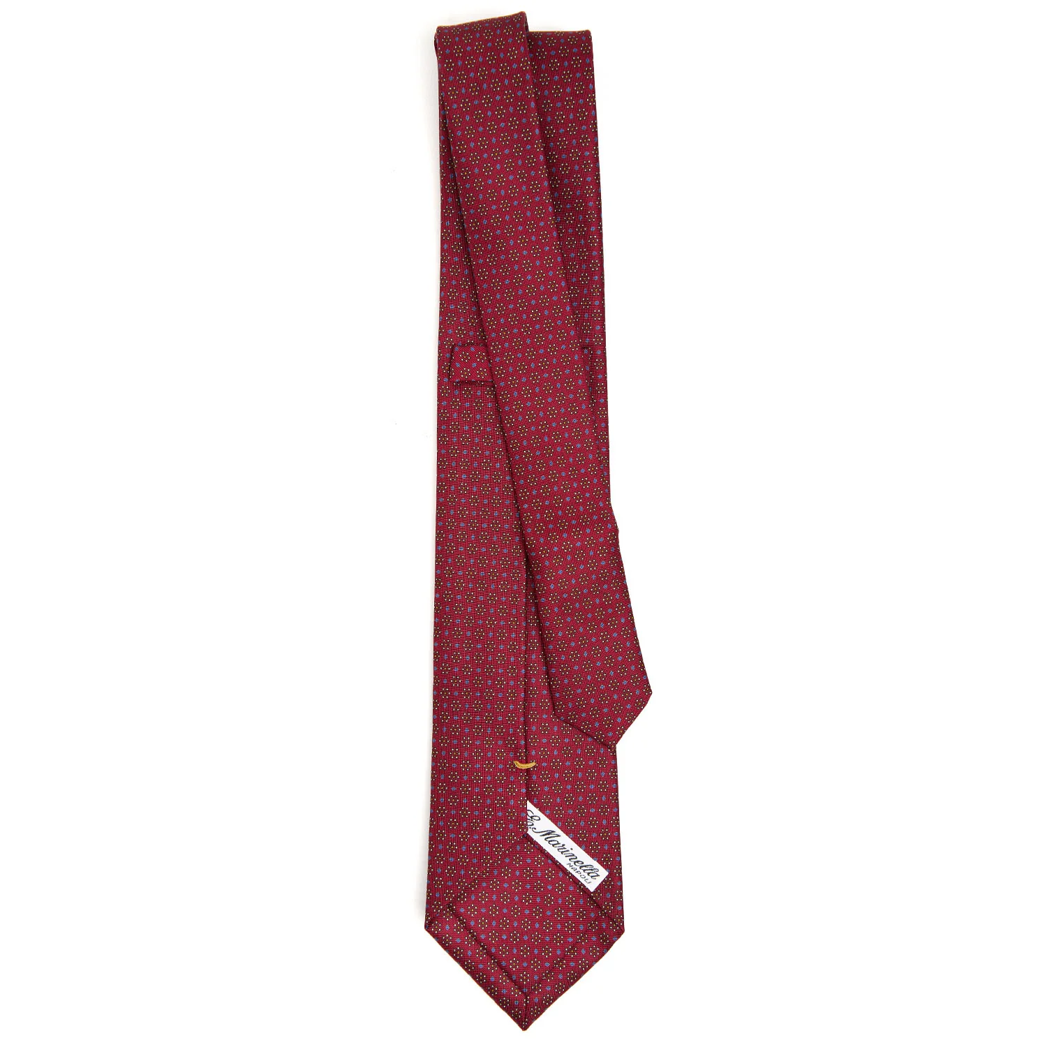 BURGUNDY EXTRA LONG SARTORIAL SILK TIE - Image 3