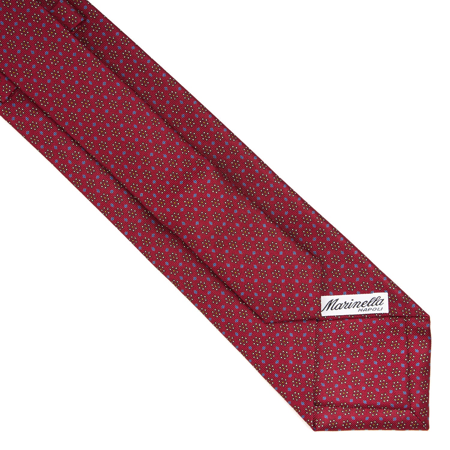 BURGUNDY EXTRA LONG SARTORIAL SILK TIE - Image 4