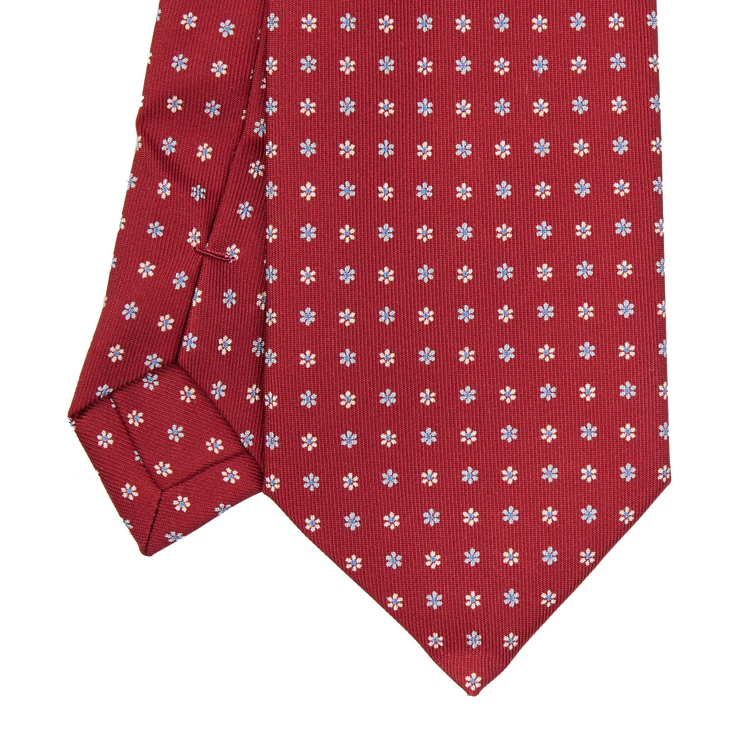 BURGUNDY EXTRA LONG SARTORIAL SILK TIE