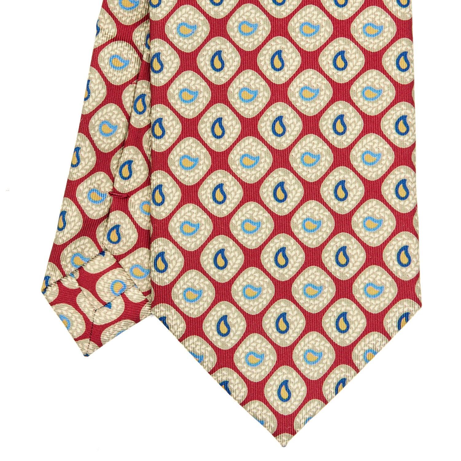 BURGUNDY EXTRA LONG SILK TIE