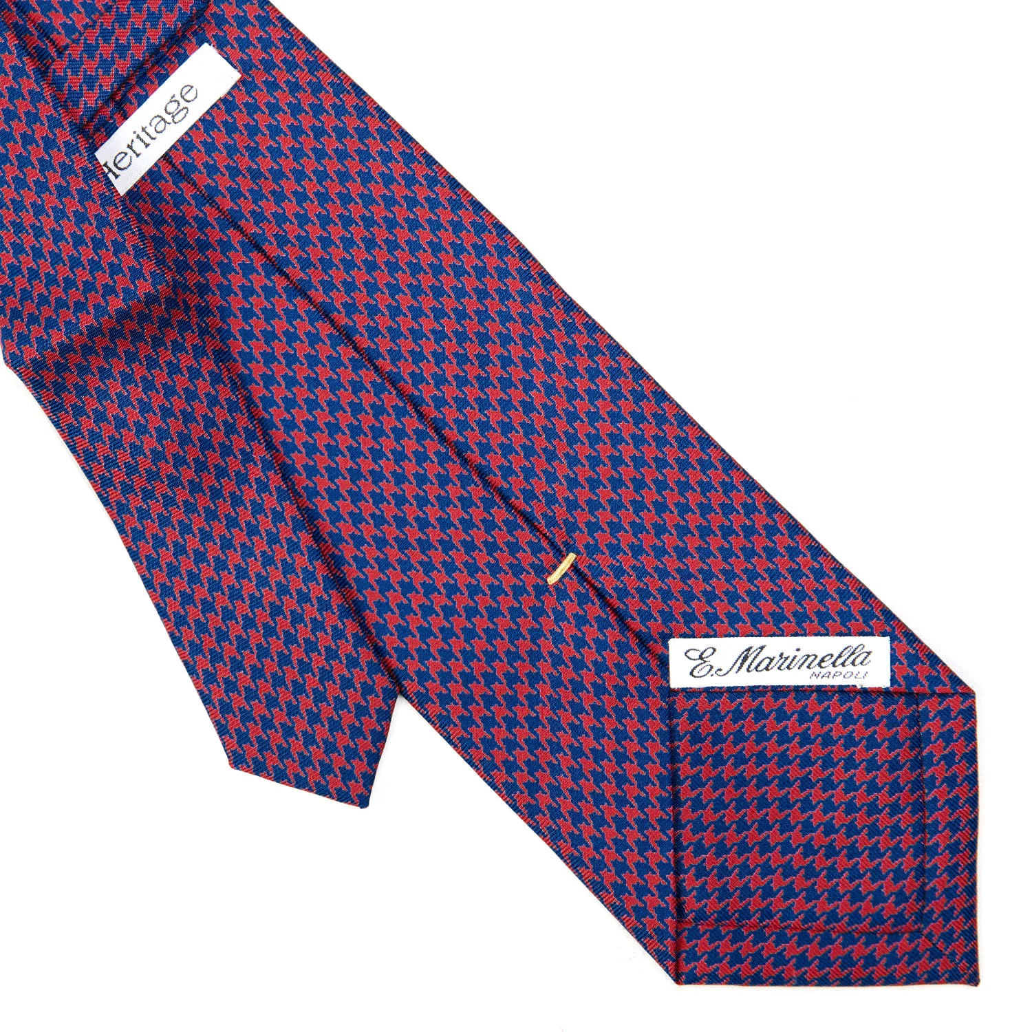 BURGUNDY EXTRA LONG SILK TIE - Image 4