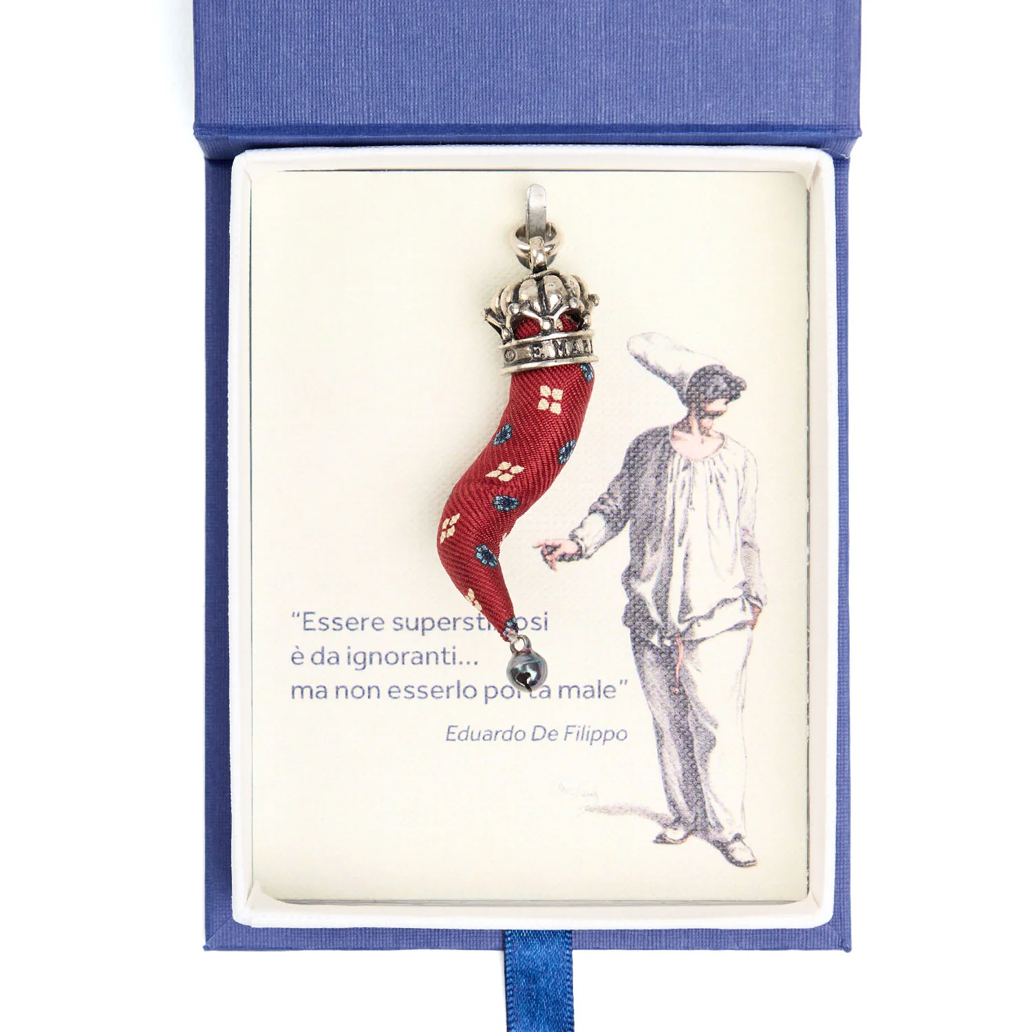 BURGUNDY GOOD-LUCK CHARM - Image 2