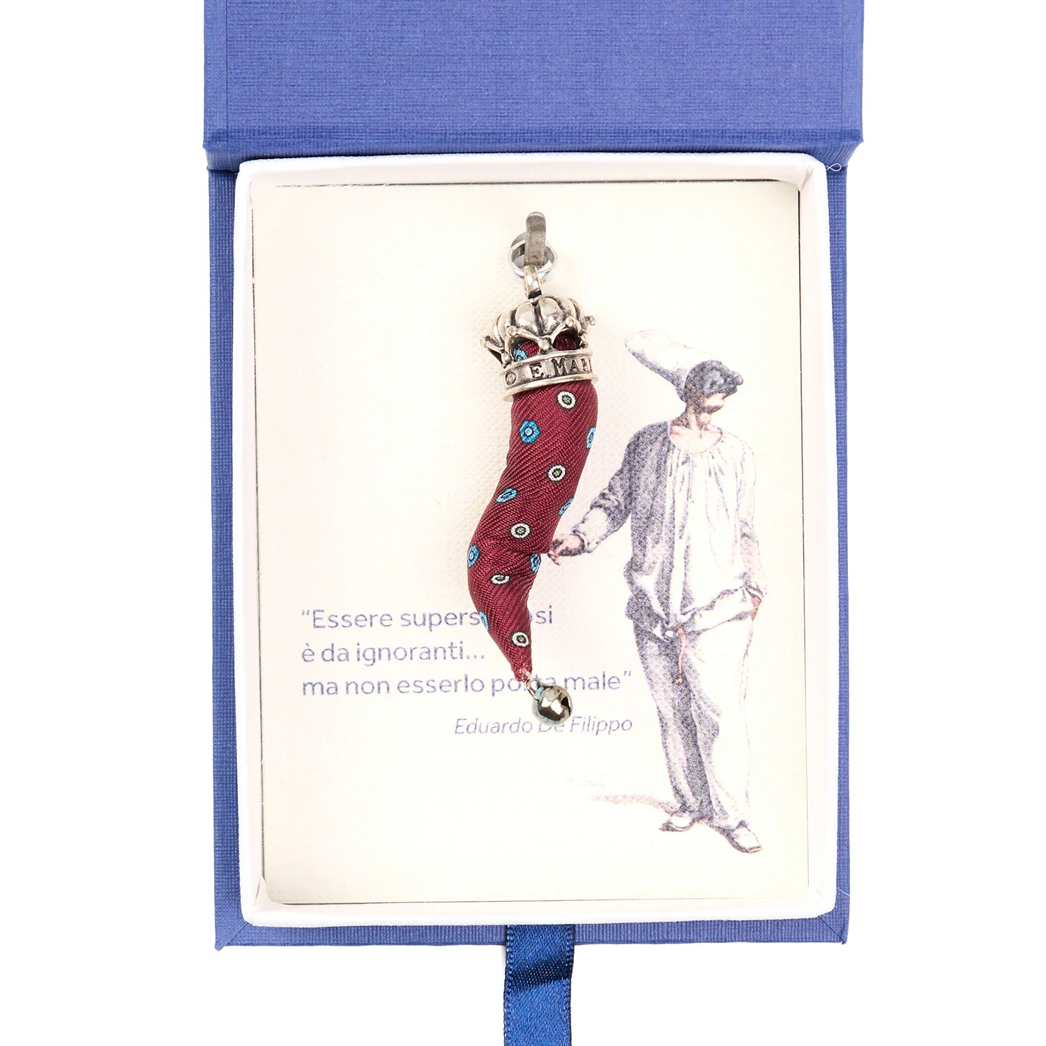 BURGUNDY GOOD-LUCK CHARM - Image 2