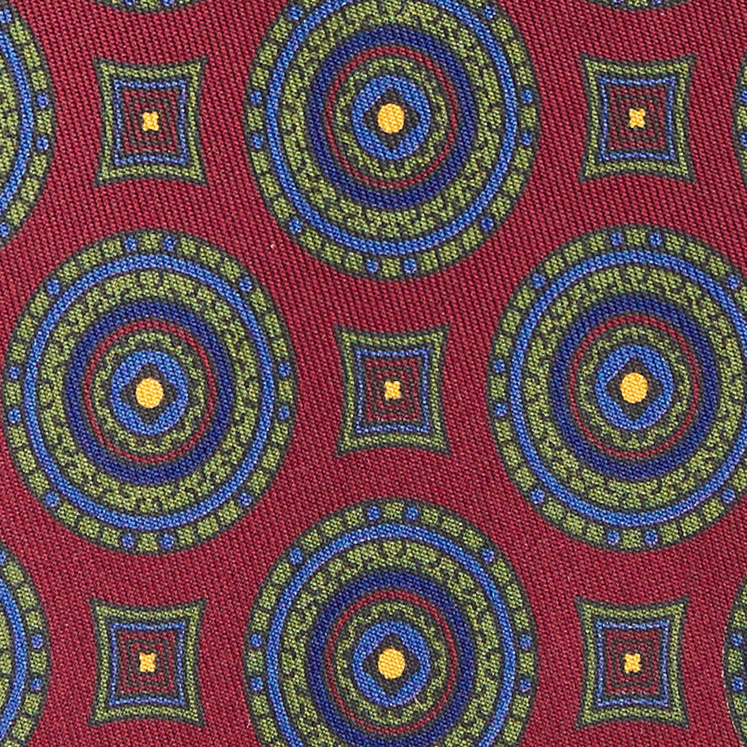 BURGUNDY HERITAGE COLLECTION SILK TIE - Image 5