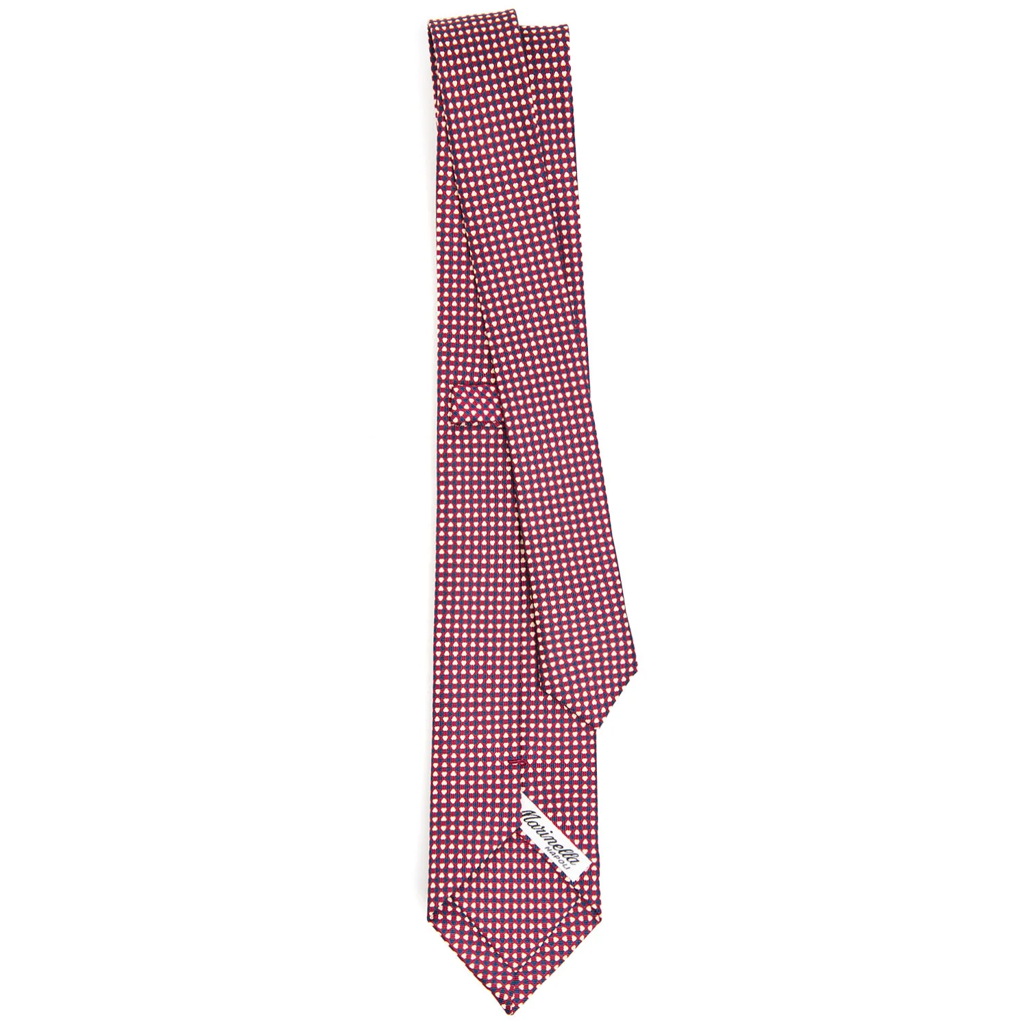 BURGUNDY SARTORIAL 7 CM SILK TIE - Image 3