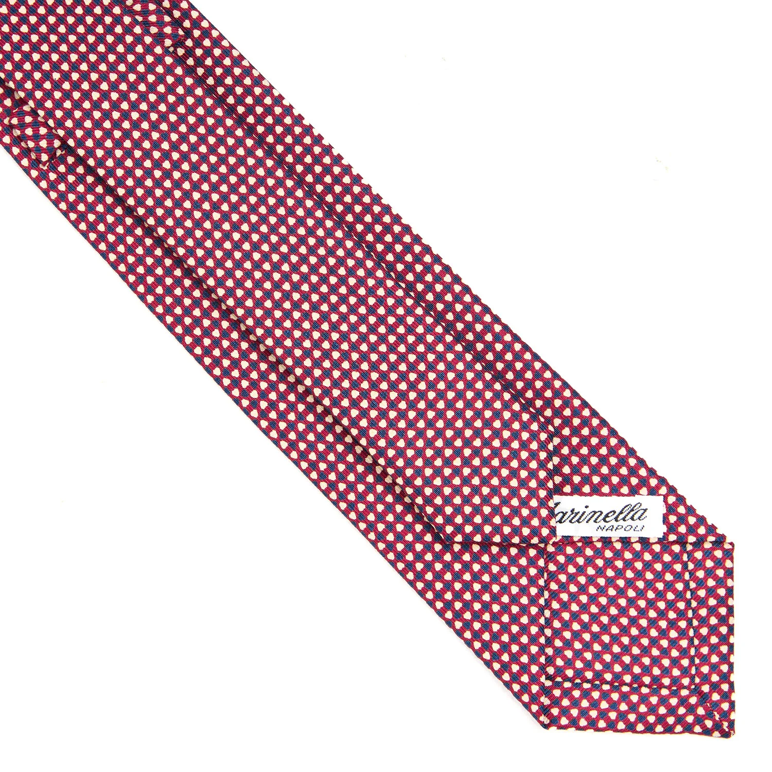 BURGUNDY SARTORIAL 7 CM SILK TIE - Image 4