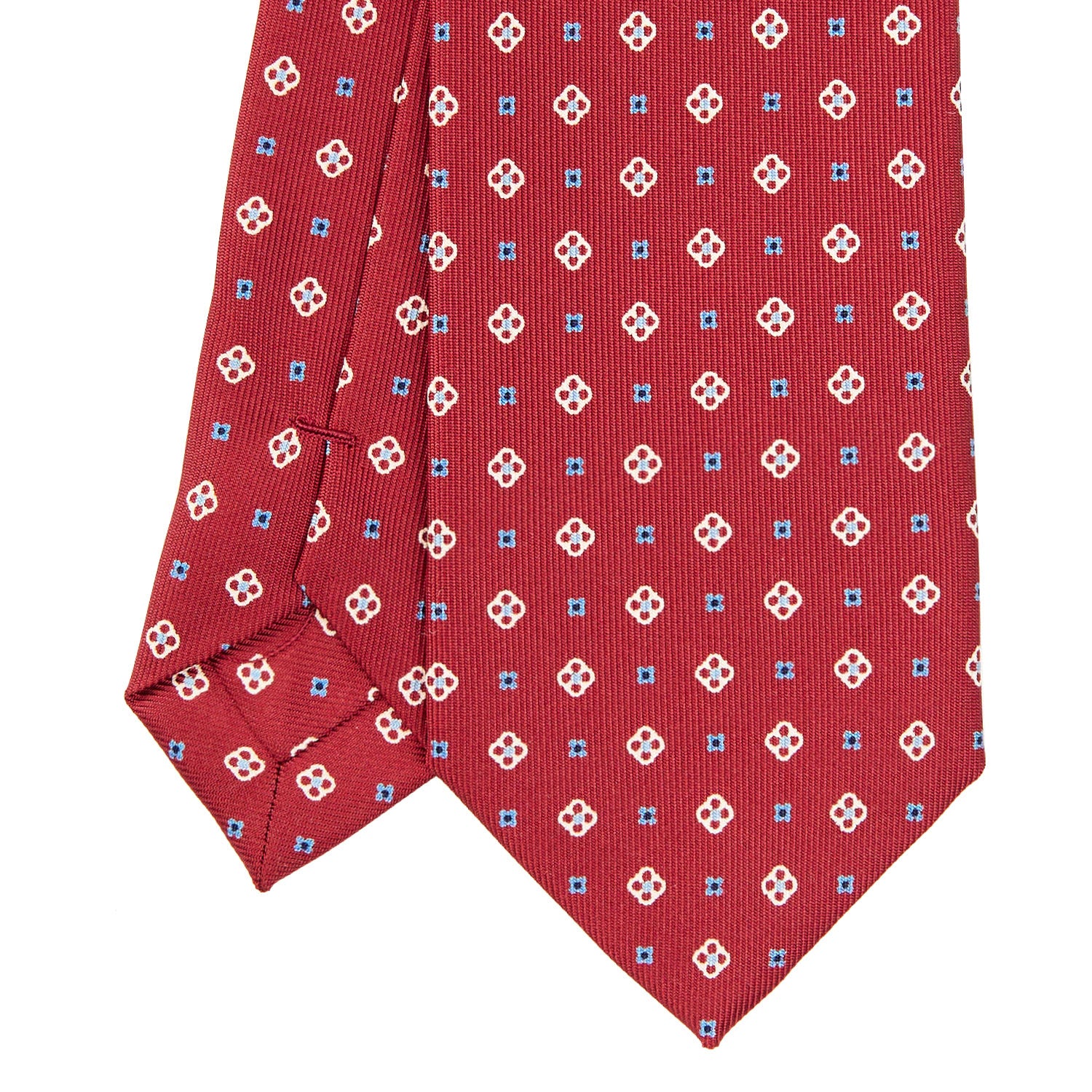 BURGUNDY SARTORIAL 7 CM SILK TIE