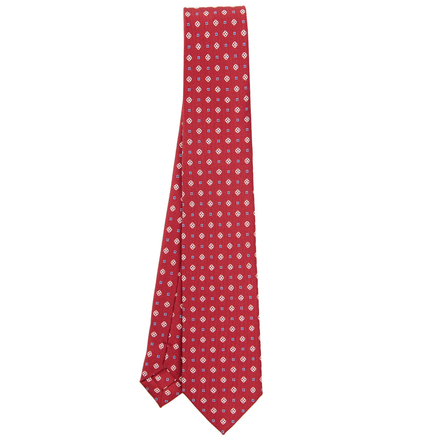 BURGUNDY SARTORIAL 7 CM SILK TIE - Image 2