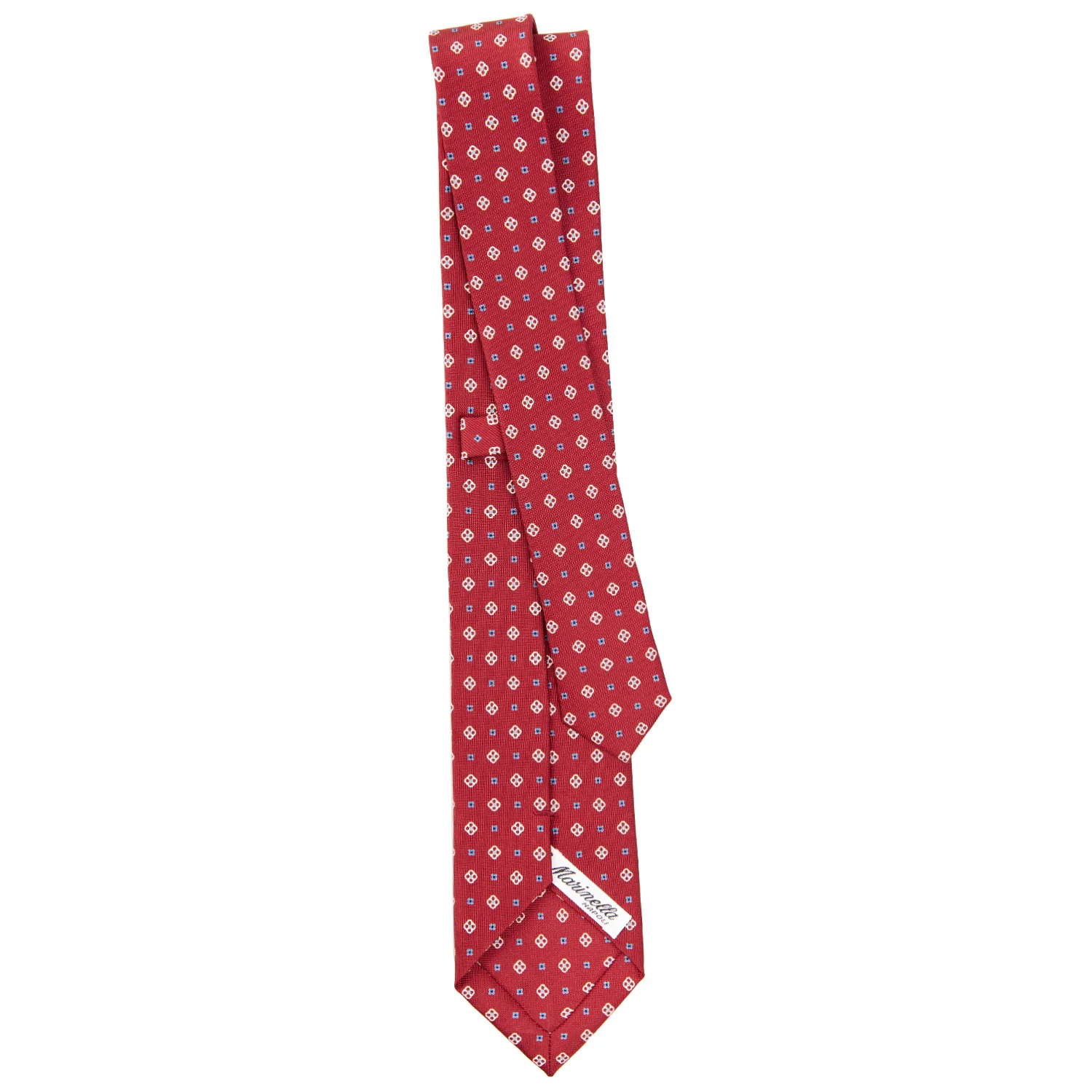 BURGUNDY SARTORIAL 7 CM SILK TIE - Image 3