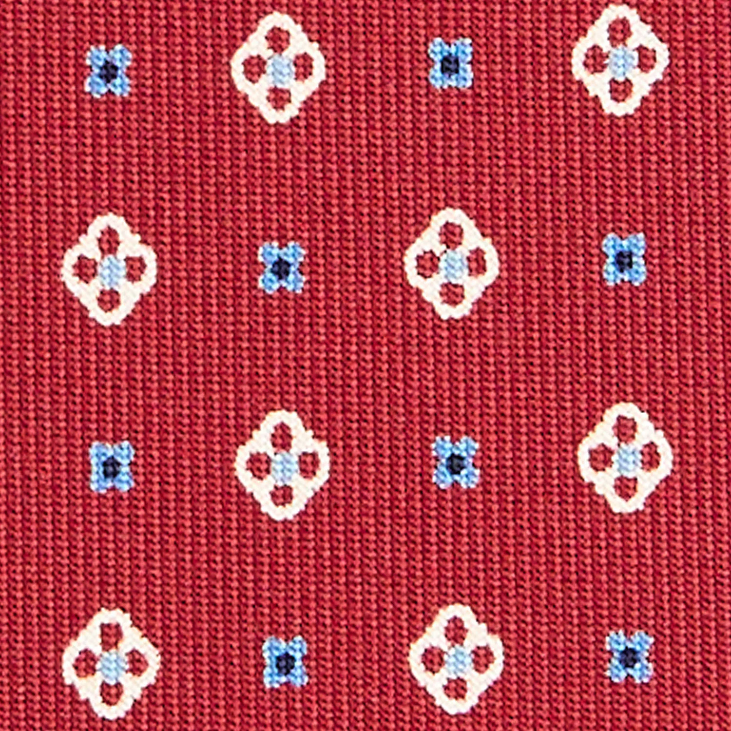BURGUNDY SARTORIAL 7 CM SILK TIE - Image 5
